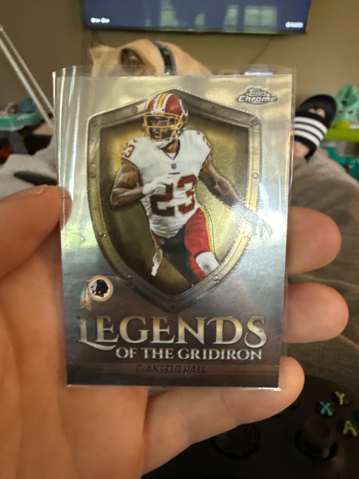 DeAngelo Hall - Legends of the Gridiron Base - Trading Card Image