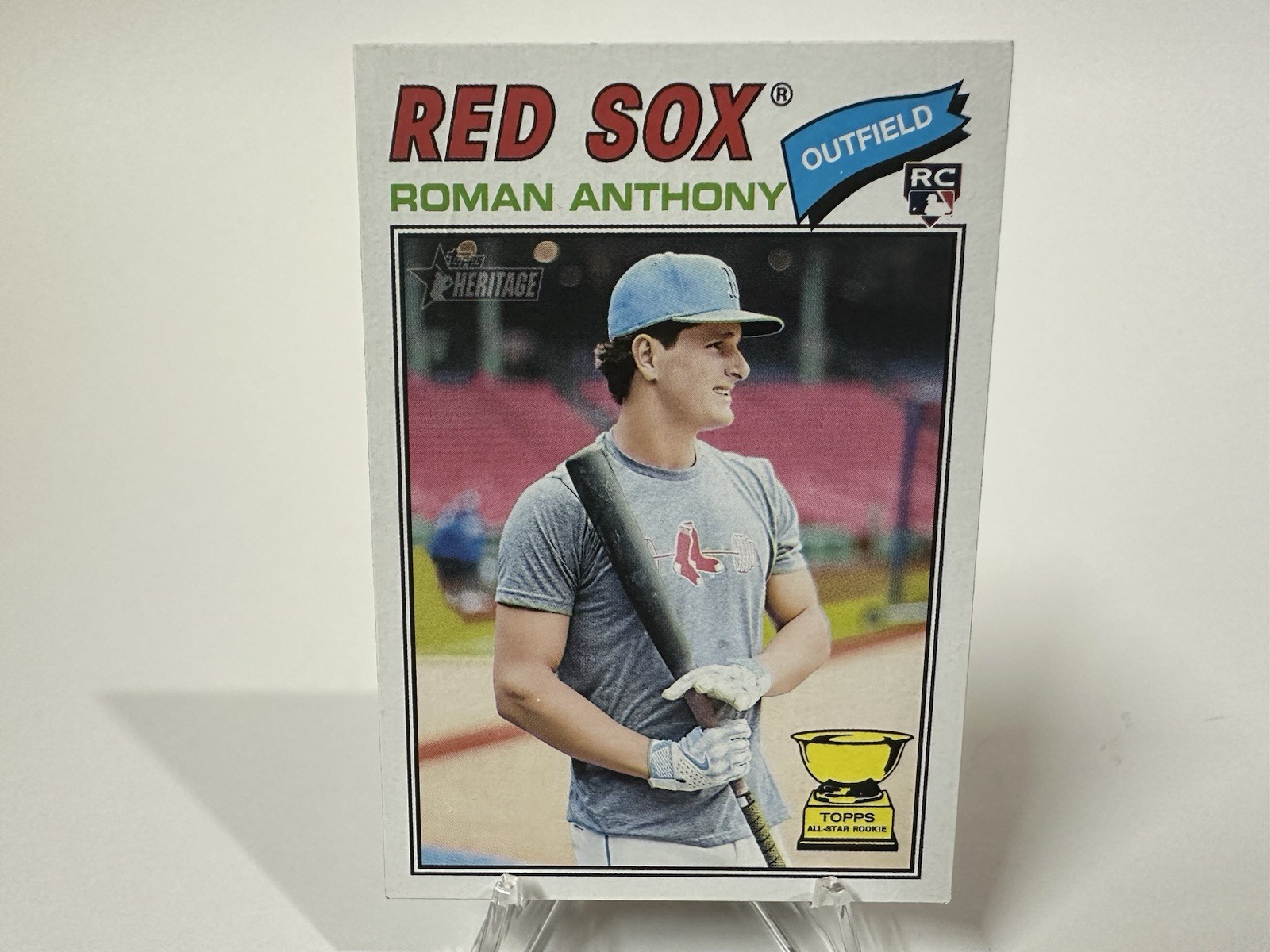 Roman Anthony - Boston Red Sox Outfield Rookie Base - Trading Card Image