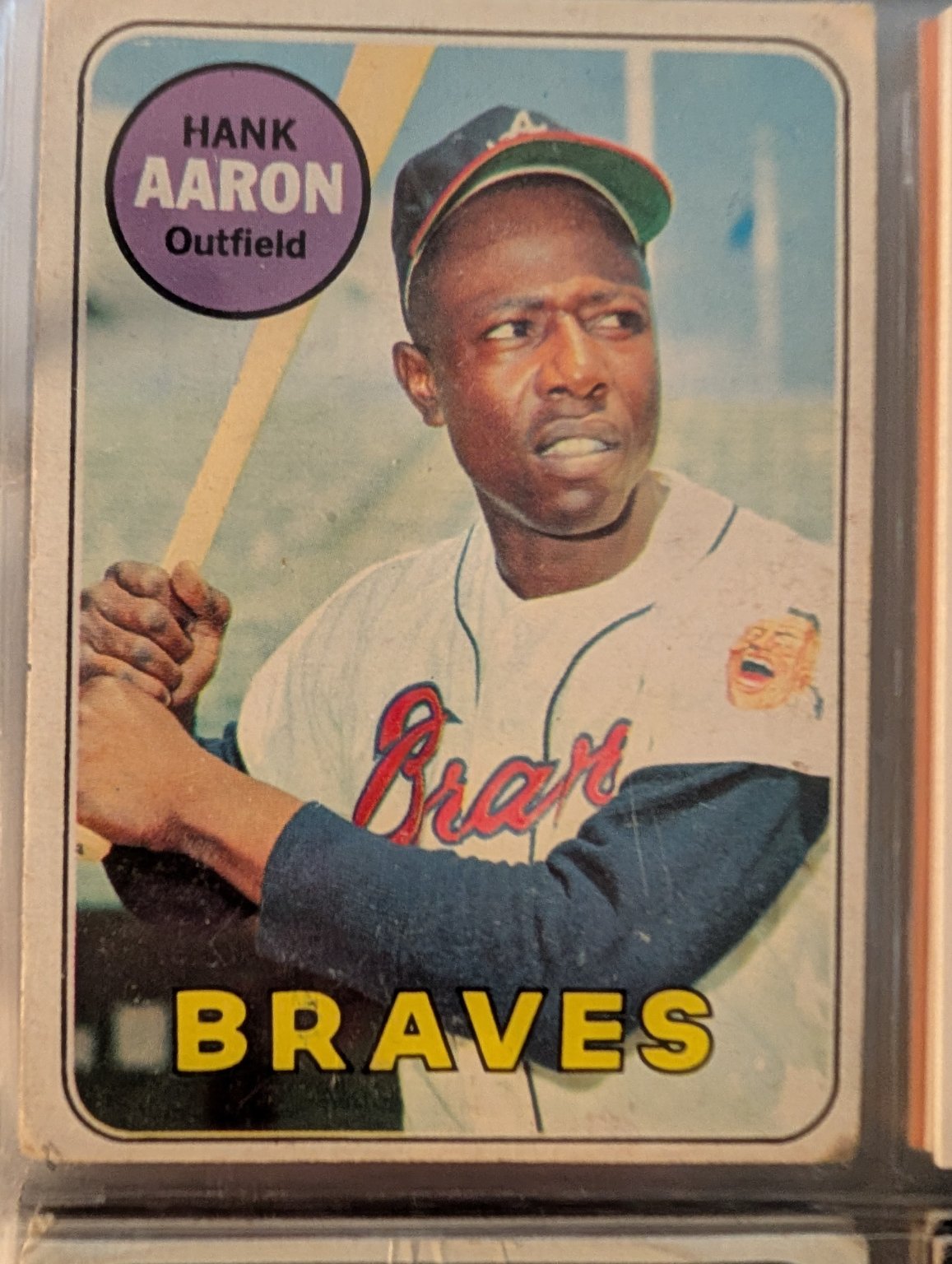Hank Aaron #100 Base - Trading Card Image