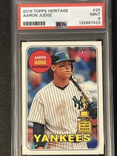 2018 Topps Heritage Aaron Judge #25 Base Mint - Trading Card Image