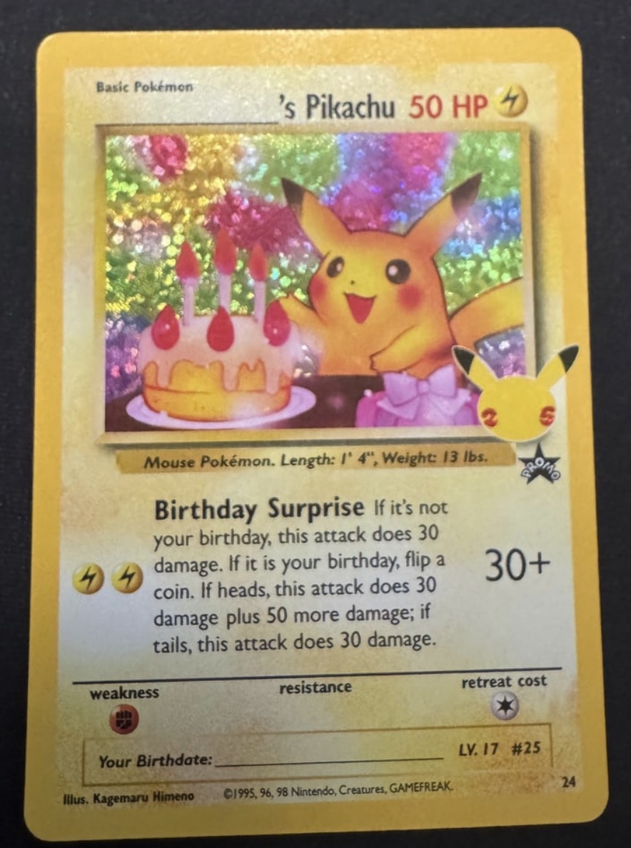 _____'s Pikachu (Birthday Pikachu)
