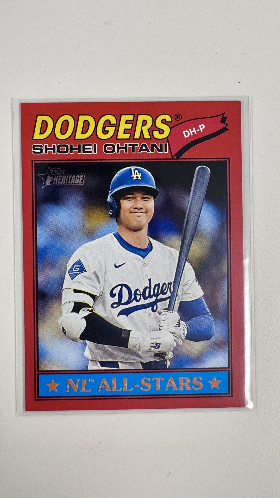 Shohei Ohtani - Dodgers - NL All-Stars (Topps Heritage) Base - Trading Card Image