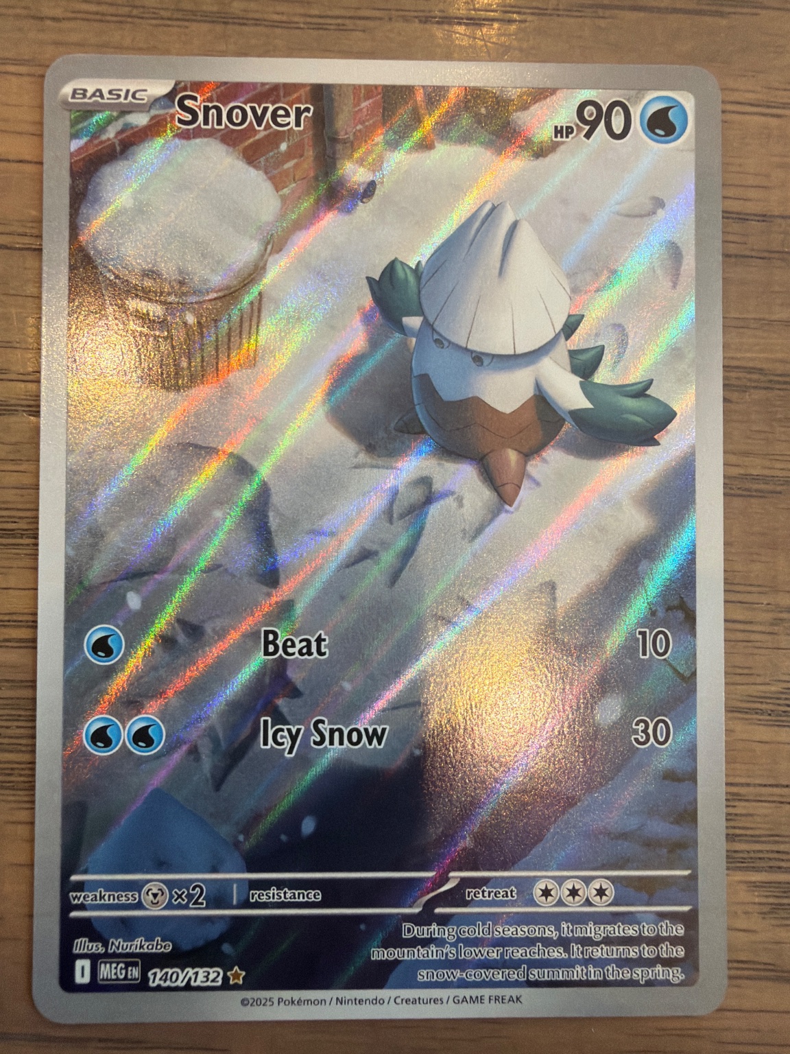 Snover Reverse Holo - Trading Card Image