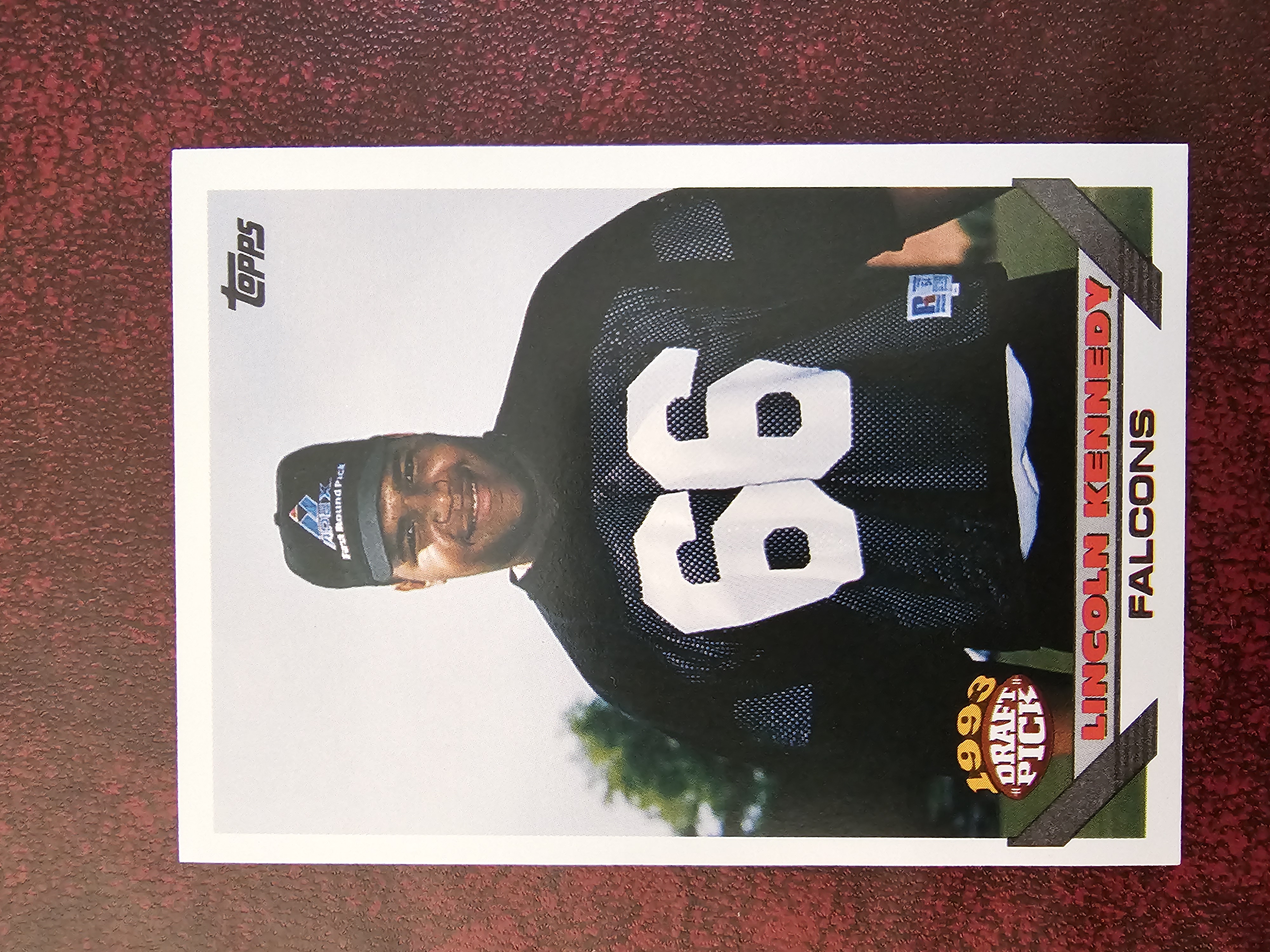 Lincoln Kennedy 1993 Topps Draft Pick #209 Excellent - Trading Card Image