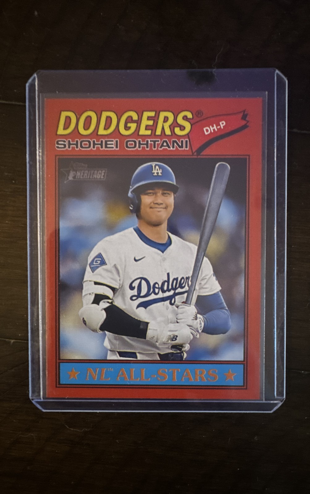 Shohei Ohtani 2024 Topps Heritage NL All-Stars DH-P Base - Trading Card Image