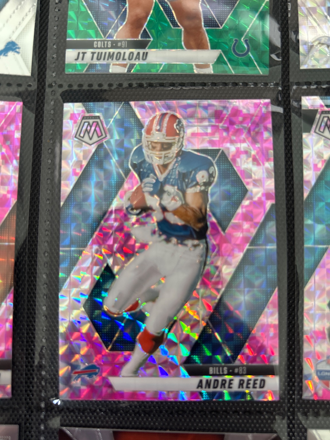 Andre Reed 2020 Panini Mosaic Pink Camo Pink Camo - Trading Card Image