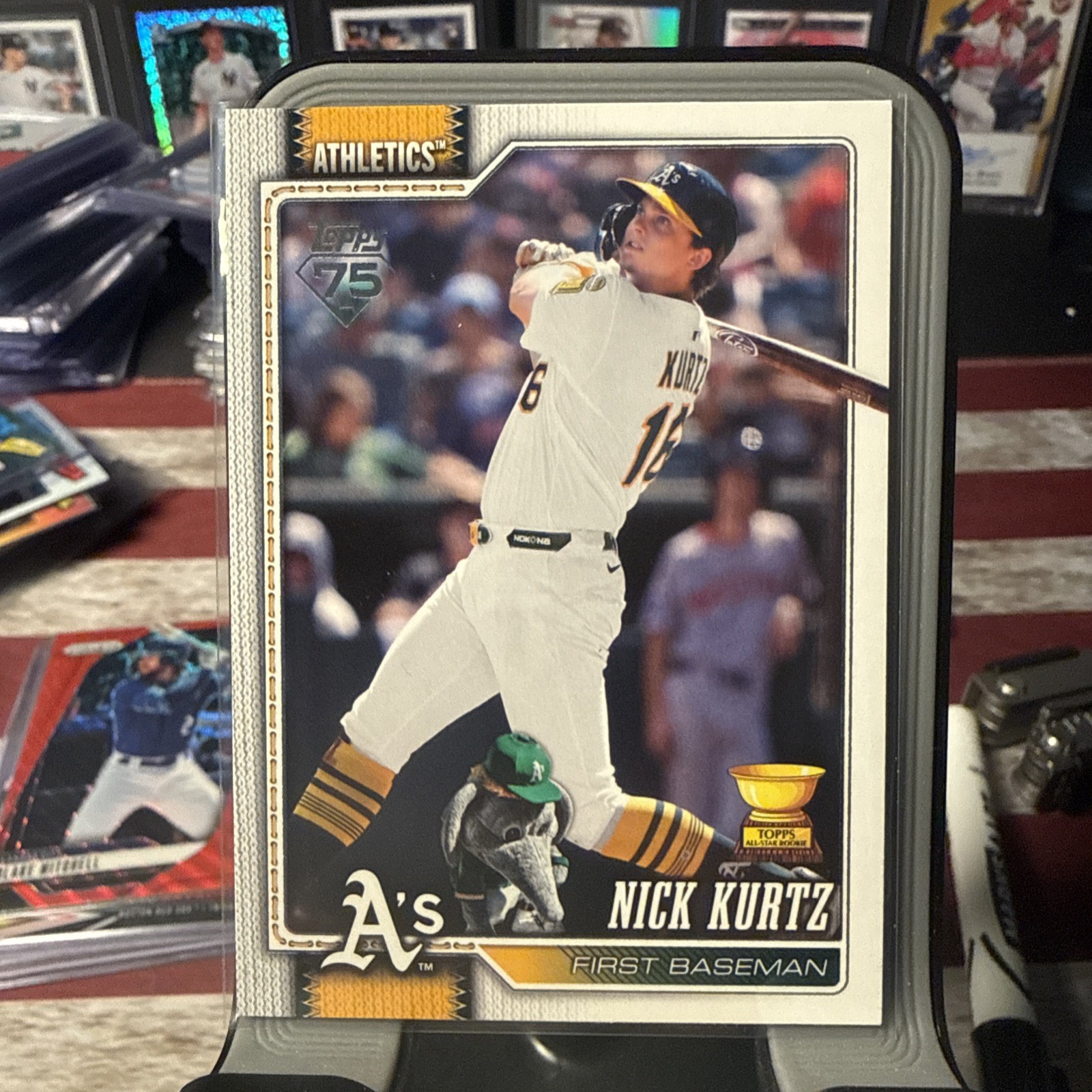 Nick Kurtz 2025 Topps Flagship All-Star Rookie Base - Trading Card Image