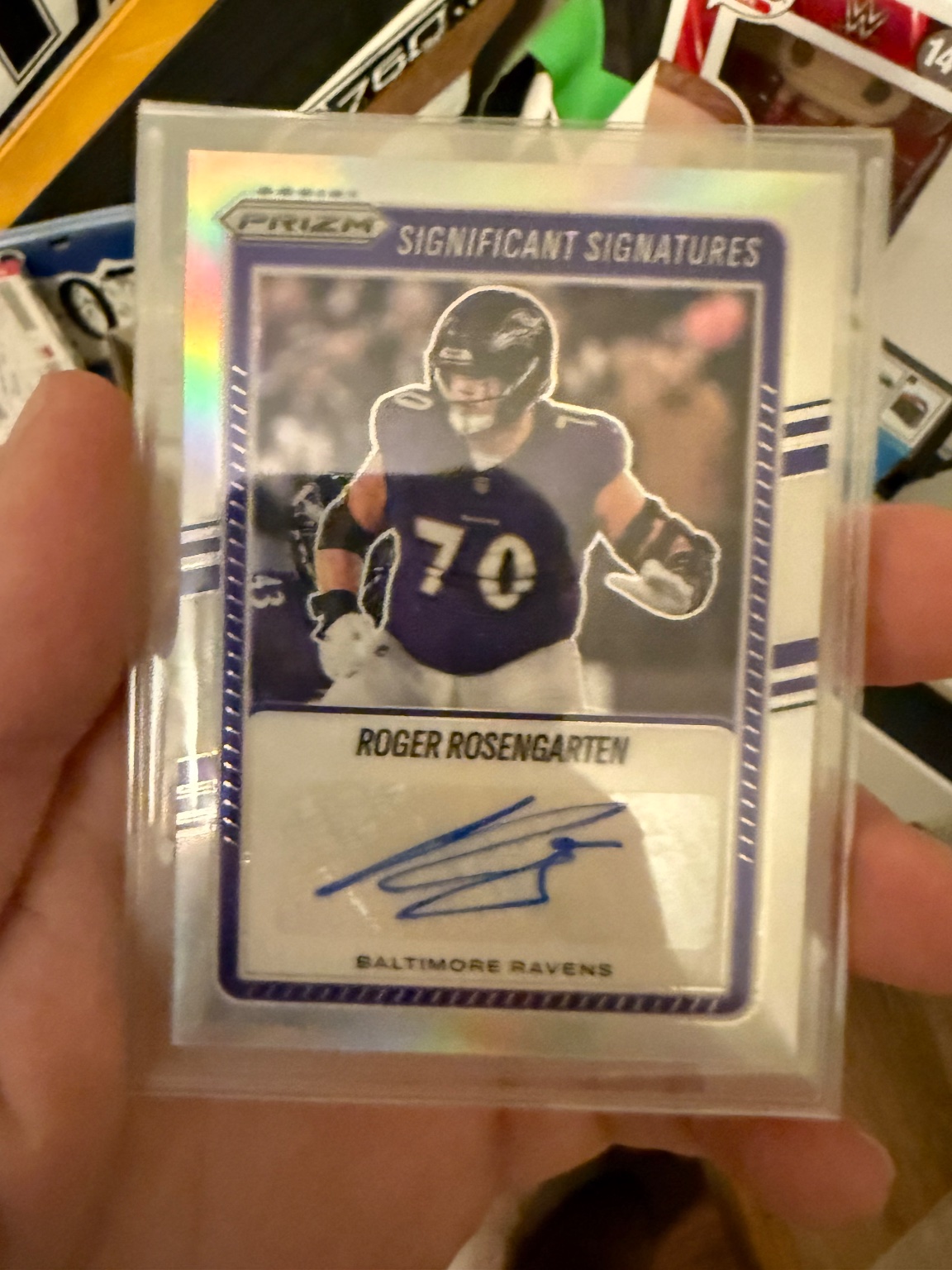 Roger Rosengarten 2024 Panini Prizm Significant Signatures Silver Prizm Silver Prizm - Trading Card Image