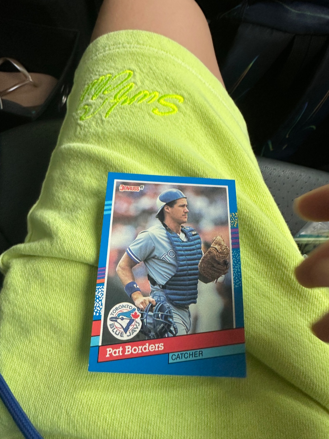 Pat Borders Base - Trading Card Image