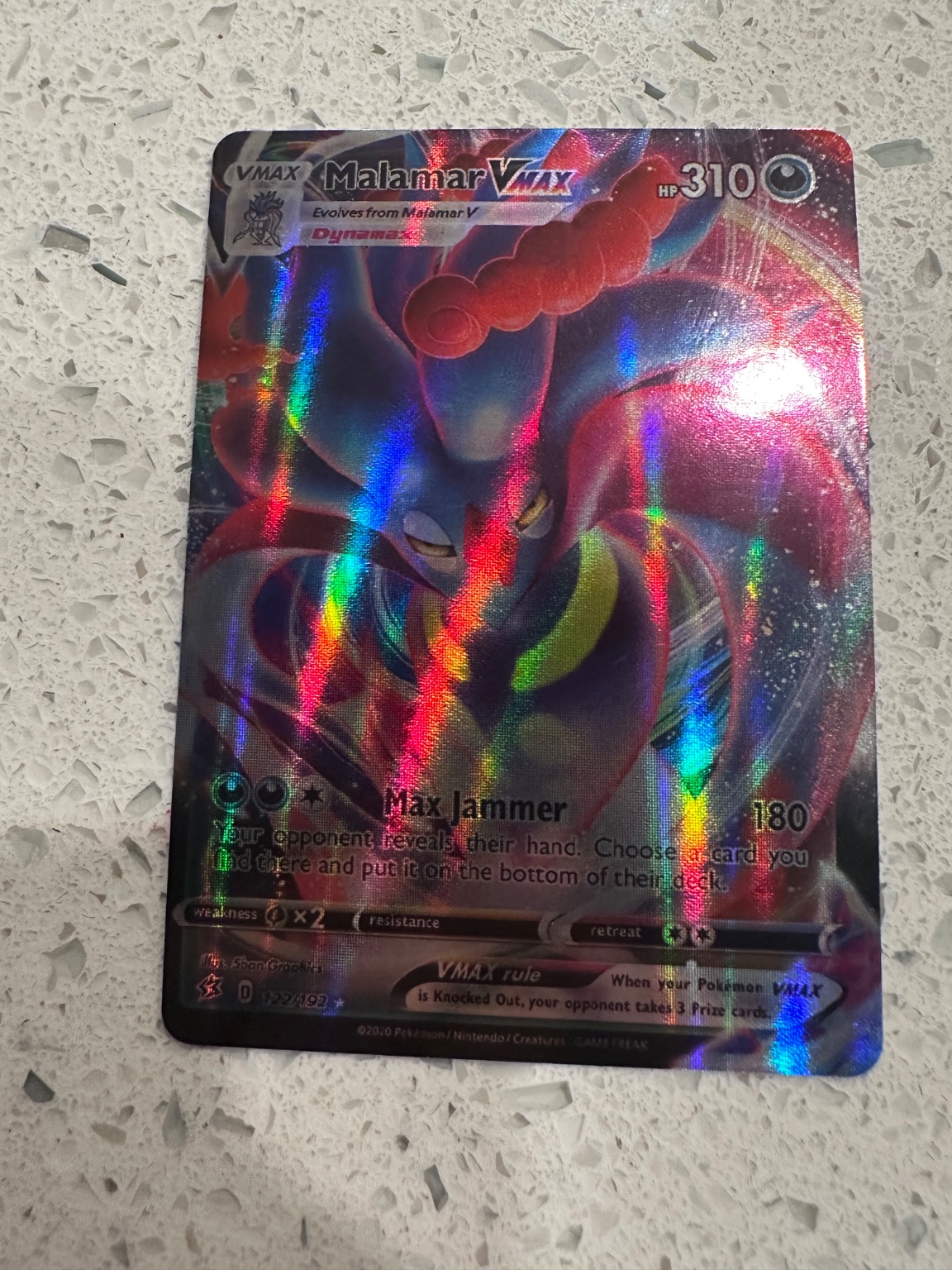 Malamar VMAX Holo VMAX - Trading Card Image