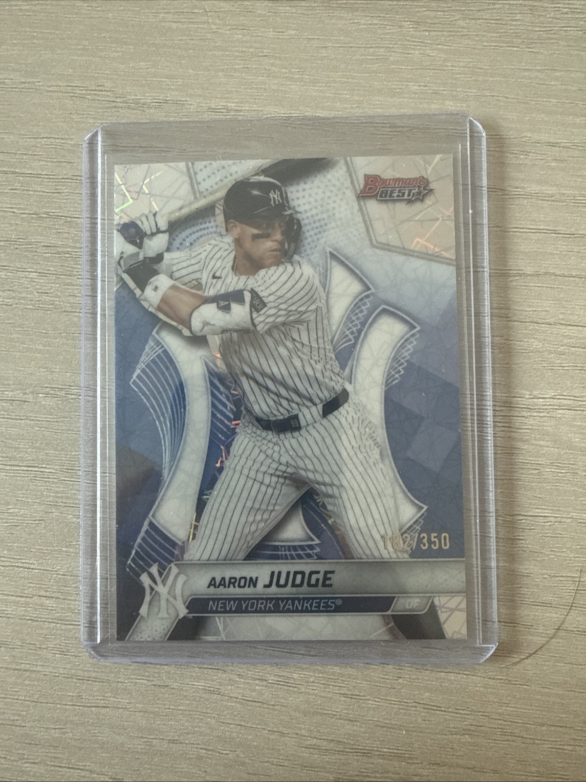 Aaron Judge 2023 Bowman's Best Refractor /350 Refractor /350 - Trading Card Image