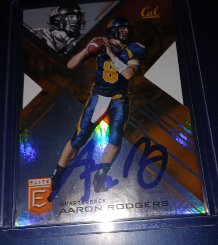 Aaron Rodgers Signed 2005 Donruss Elite Rookie Card