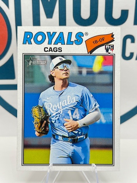 Maikel Garcia - Topps Heritage Rookie Card Base - Trading Card Image