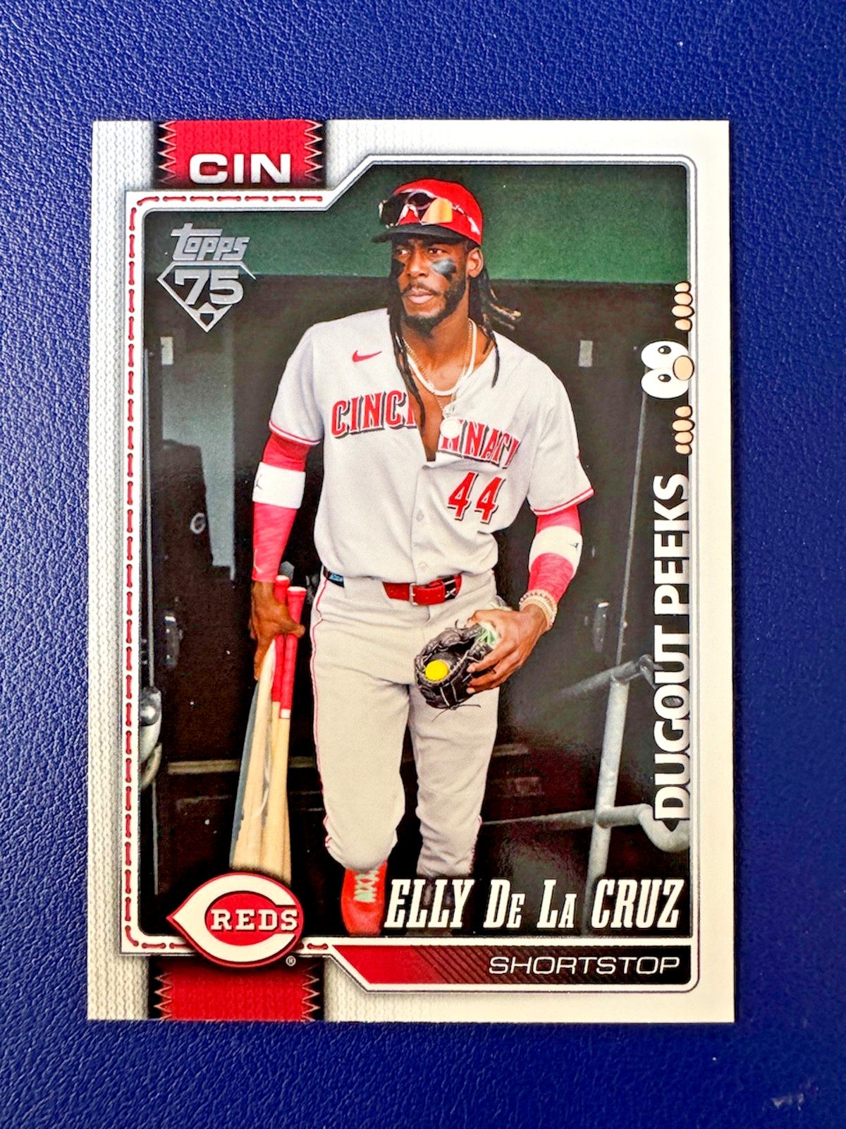 Elly De La Cruz - Dugout Peeks Base - Trading Card Image
