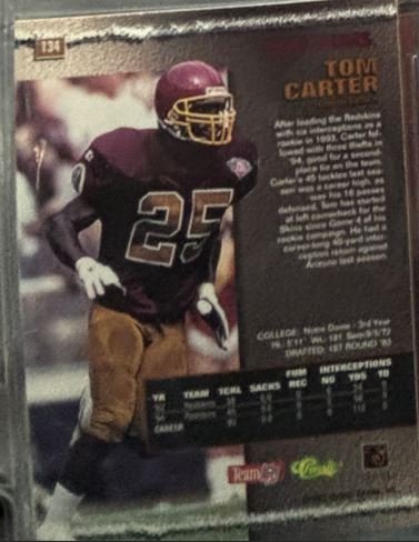Tom Carter #134 - Trading Card Image