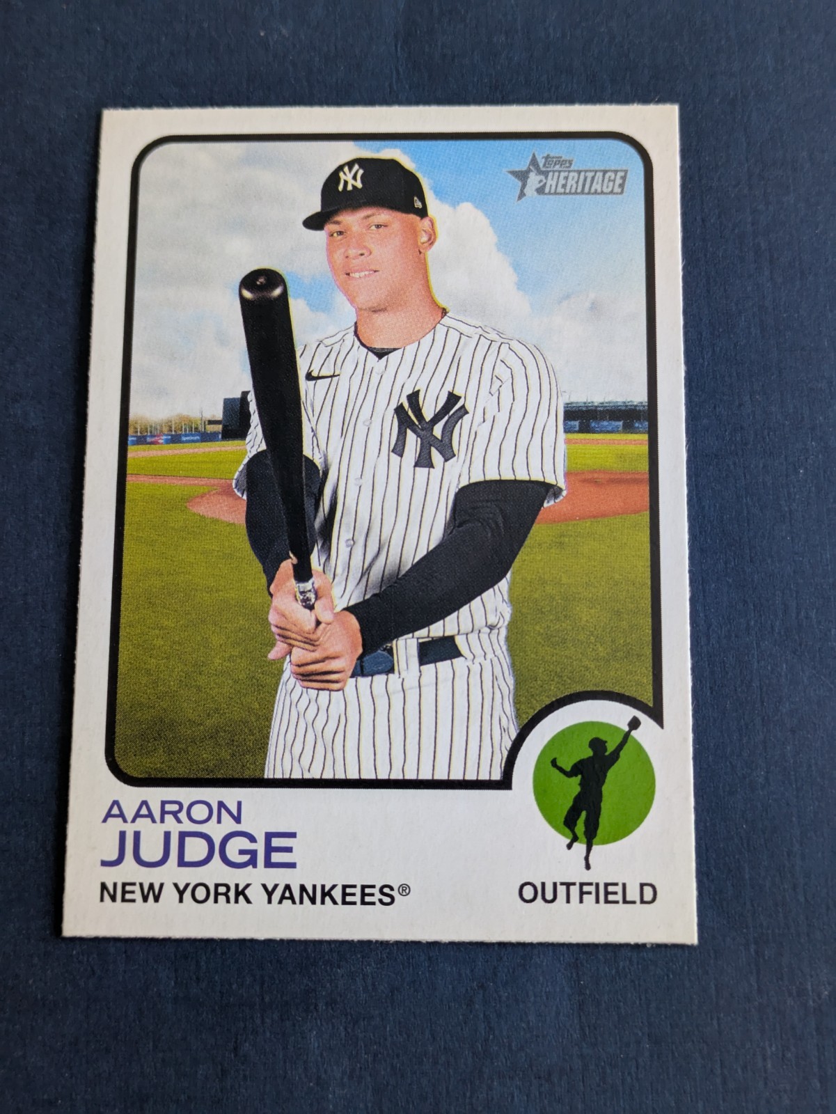 Aaron Judge - Topps Heritage Base Card Base - Trading Card Image