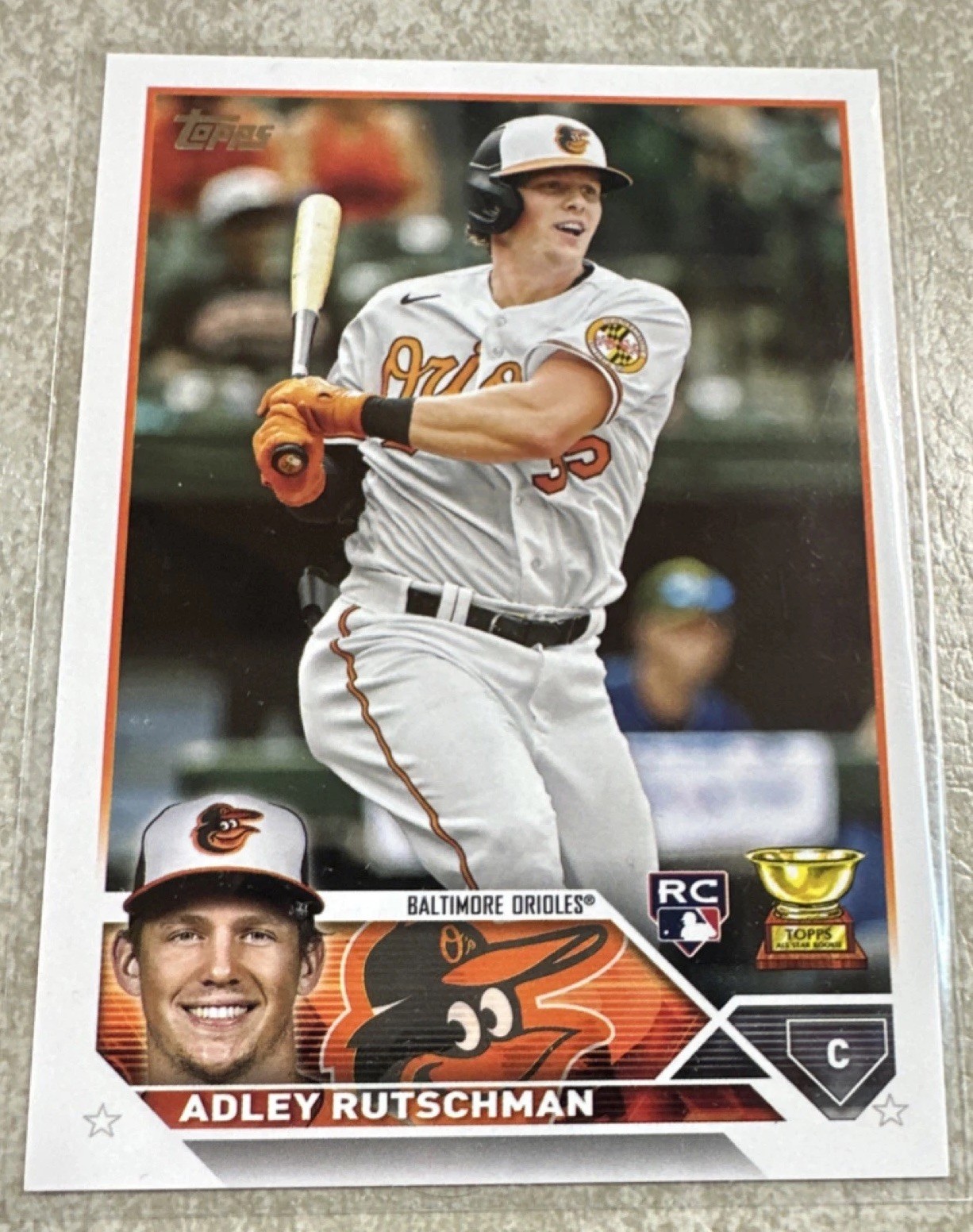 Adley Rutschman - Topps Base Rookie Card Base - Trading Card Image