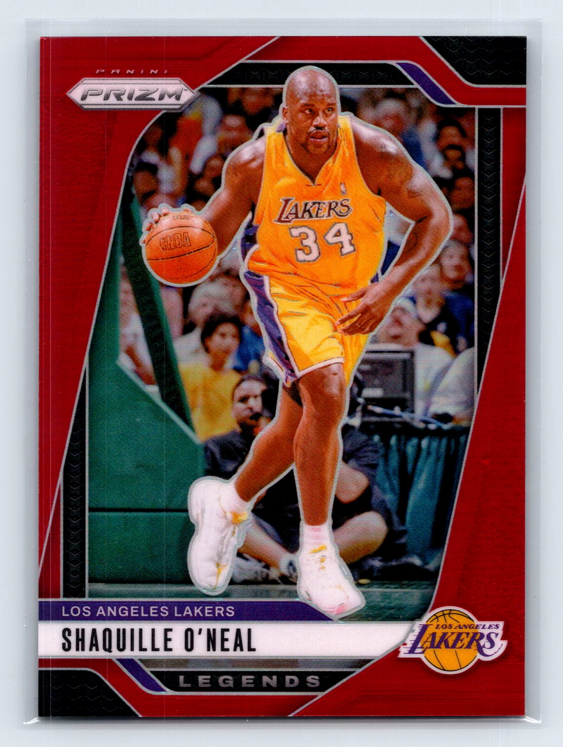 Shaquille O'Neal 2024-25 Panini Prizm Basketball Red Prizm Red Prizm - Trading Card Image