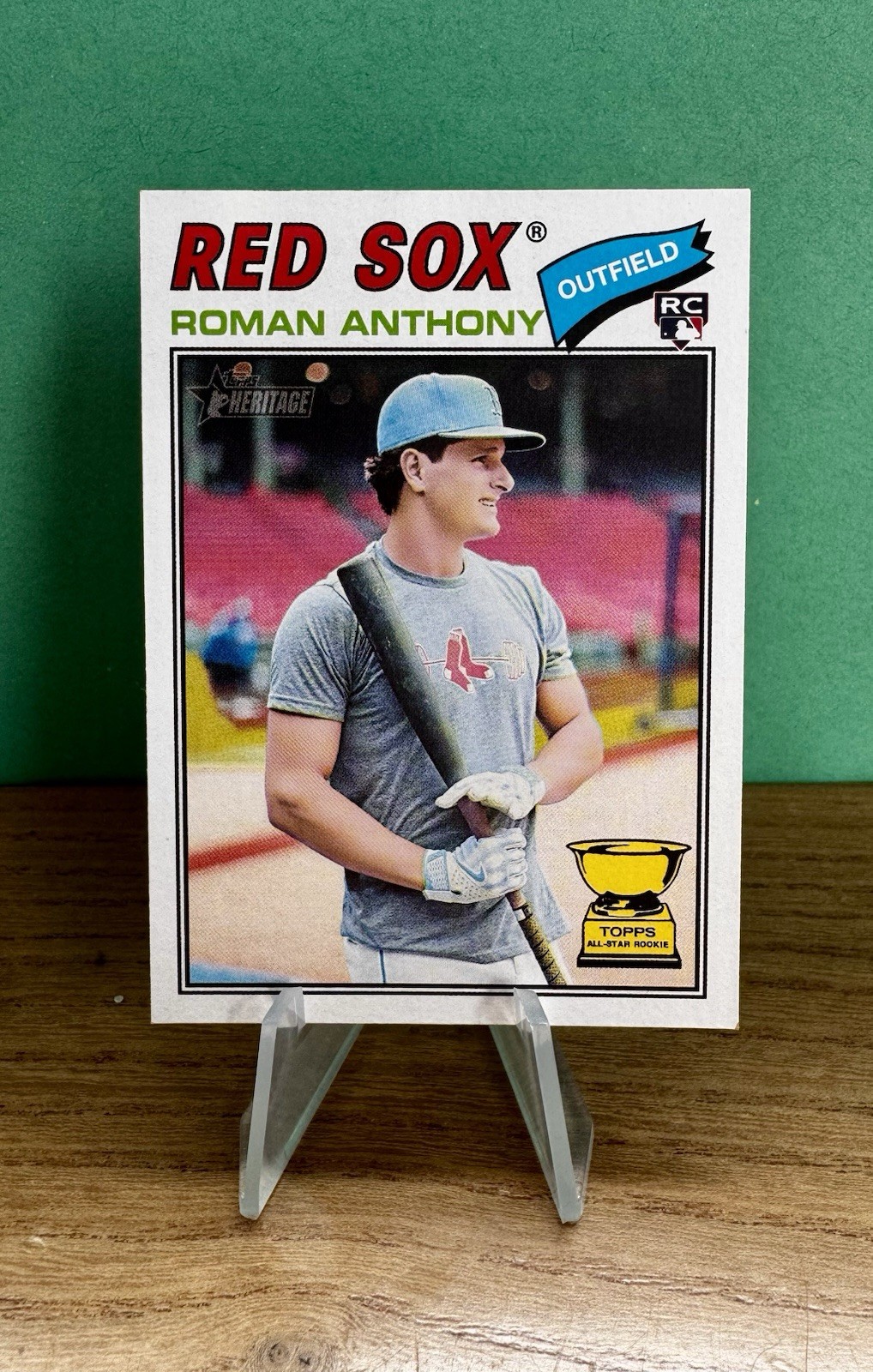 Roman Anthony - Boston Red Sox Red Border - Trading Card Image