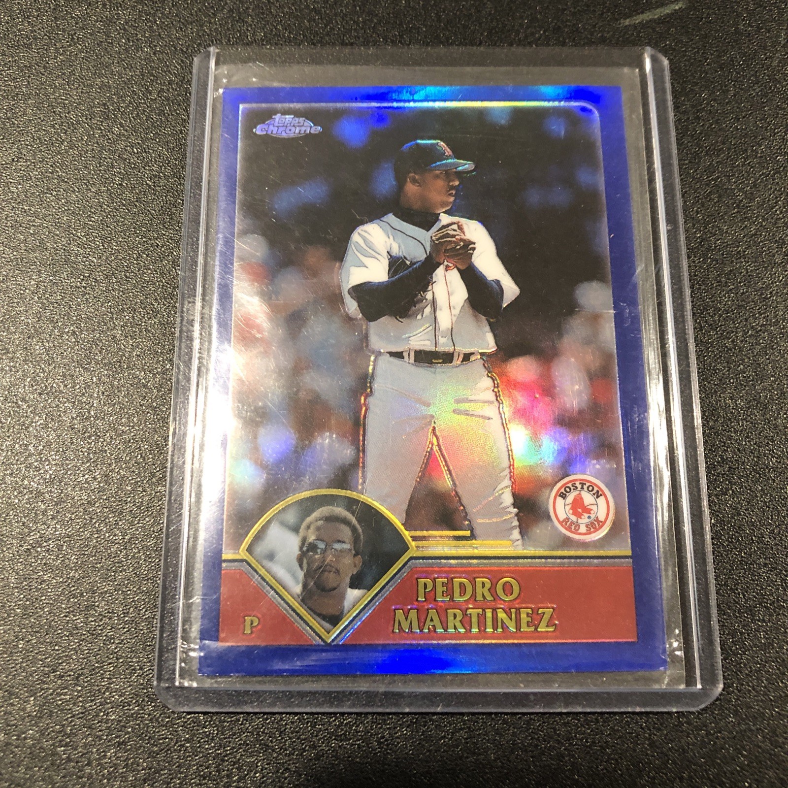 Pedro Martinez - Topps Chrome Refractor Refractor - Trading Card Image