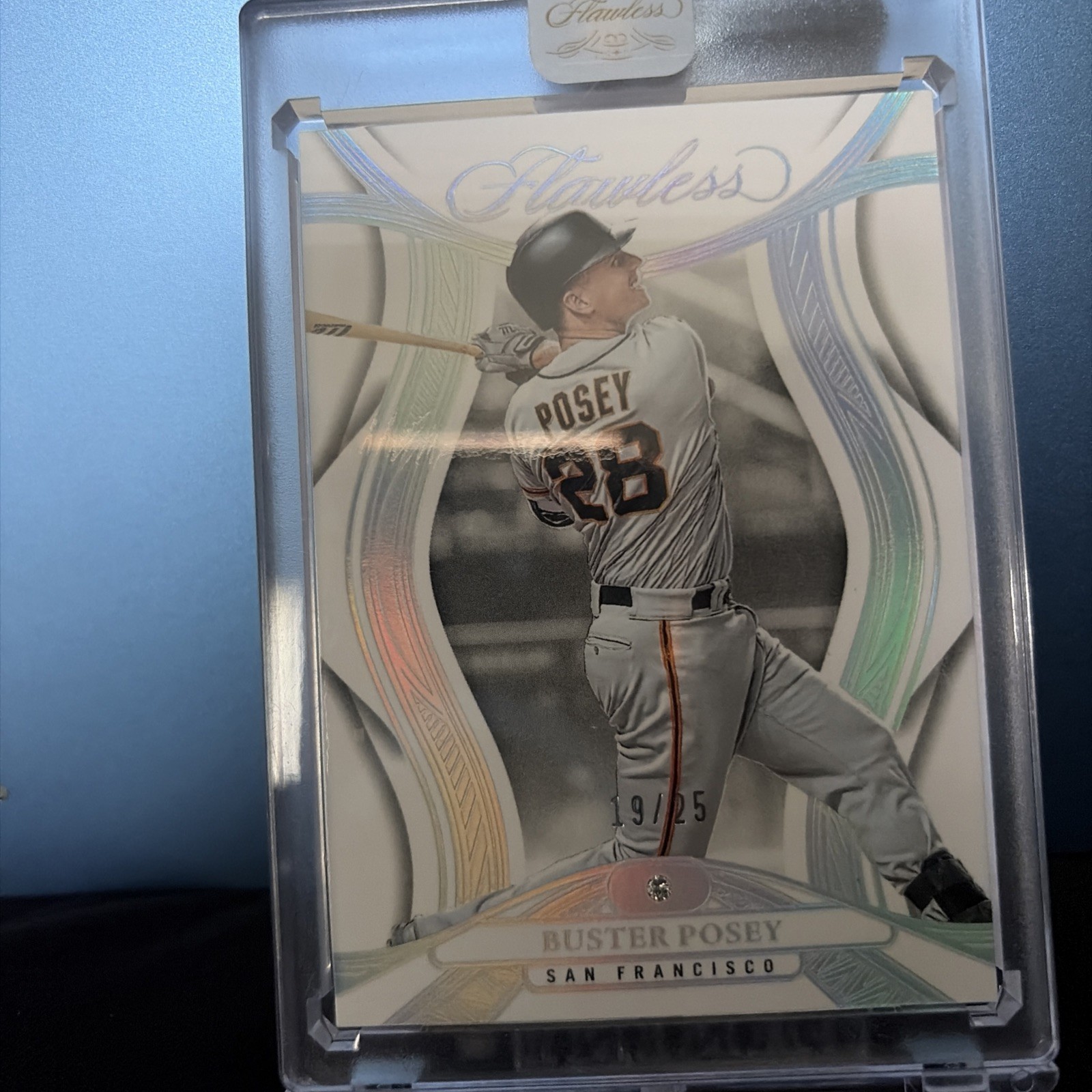 Buster Posey Flawless Diamond Parallel 19/25 Diamond Parallel - Trading Card Image