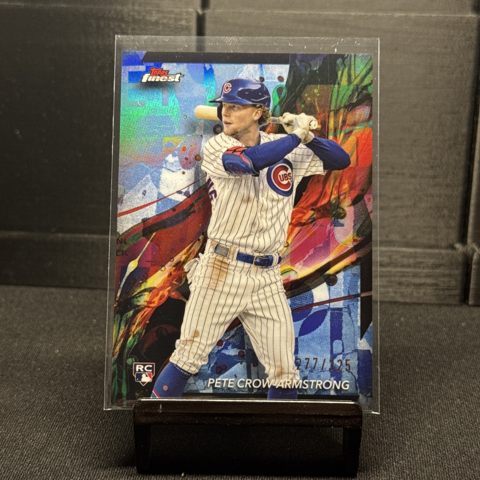 Pete Crow-Armstrong - Topps Finest Refractor Parallel Refractor Parallel (/125) - Trading Card Image