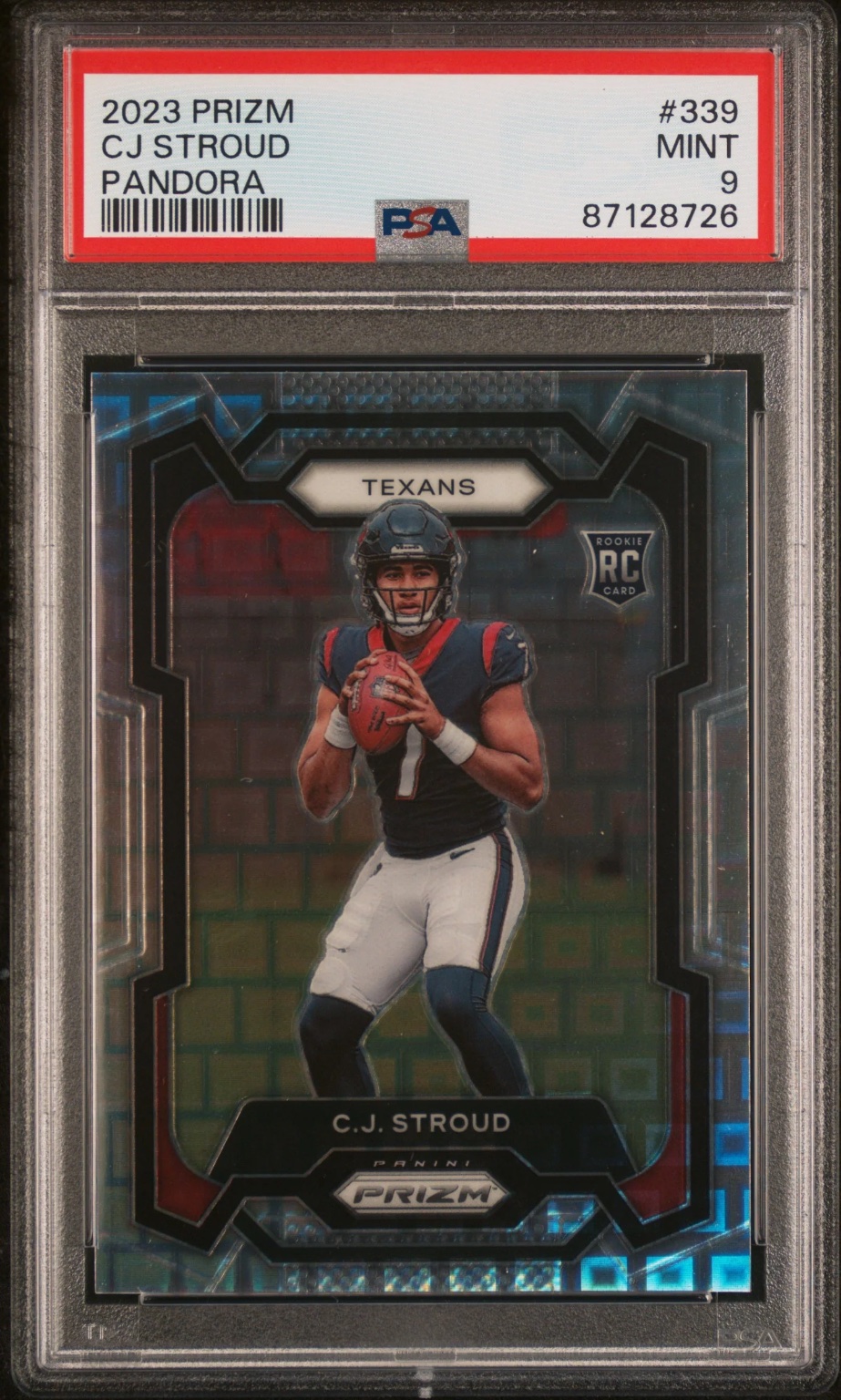 CJ Stroud 2023 Panini Prizm Pandora Rookie Card