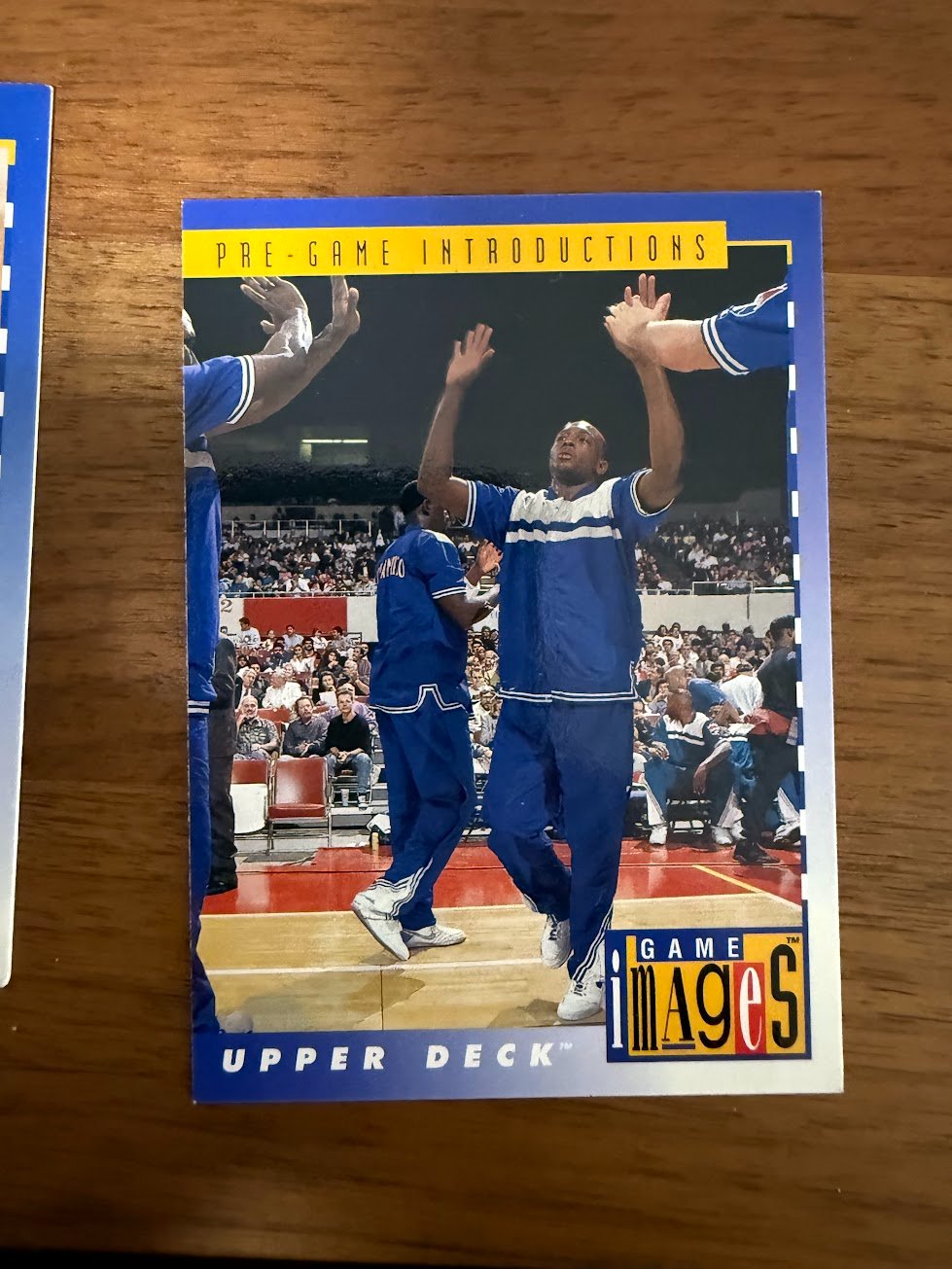 1993-94 Upper Deck Game Images Pre-Game Introductions Base - Trading Card Image
