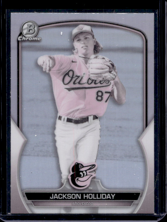Jackson Holliday Bowman Chrome Base Refractor Refractor - Trading Card Image