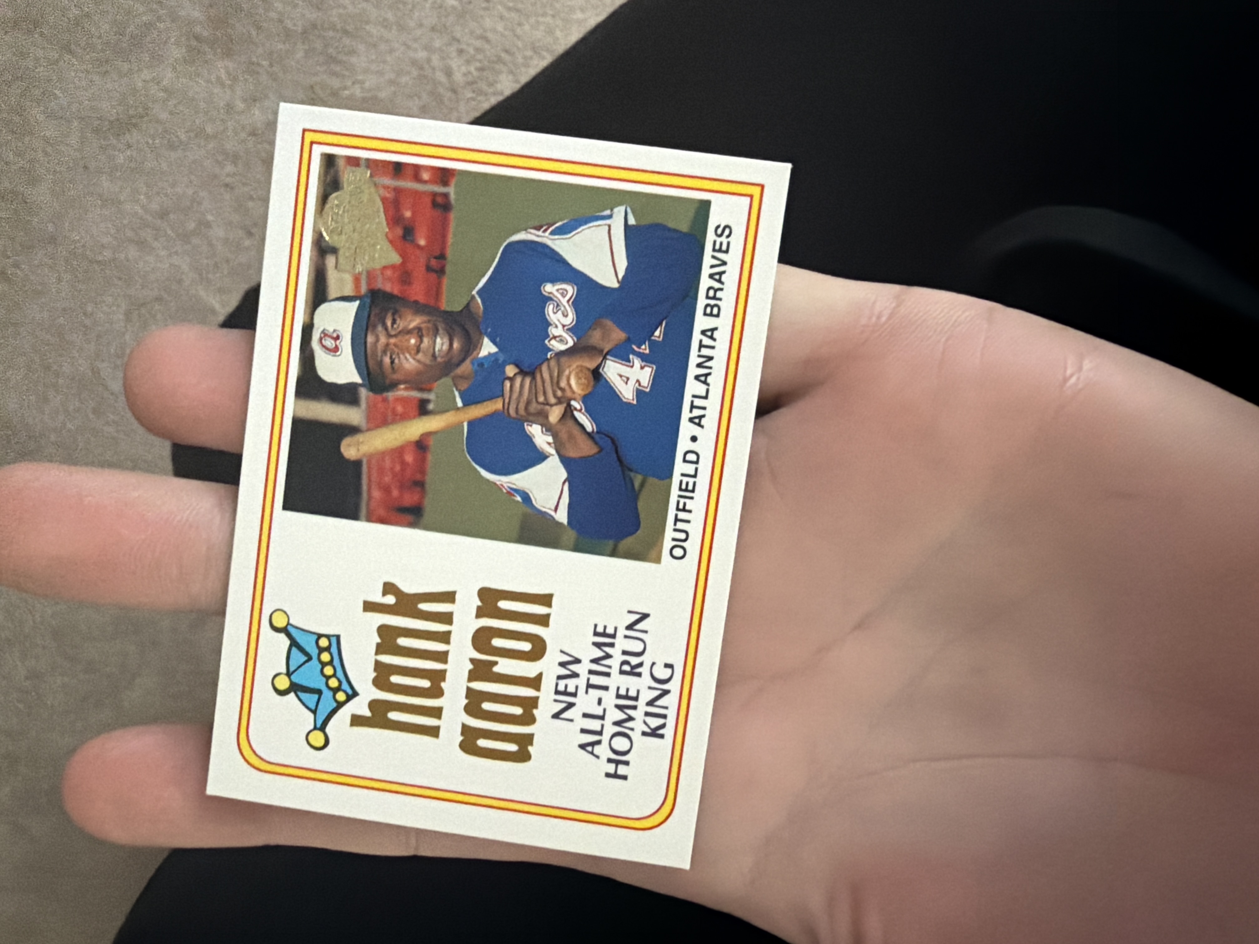 Hank Aaron Base - Trading Card Image