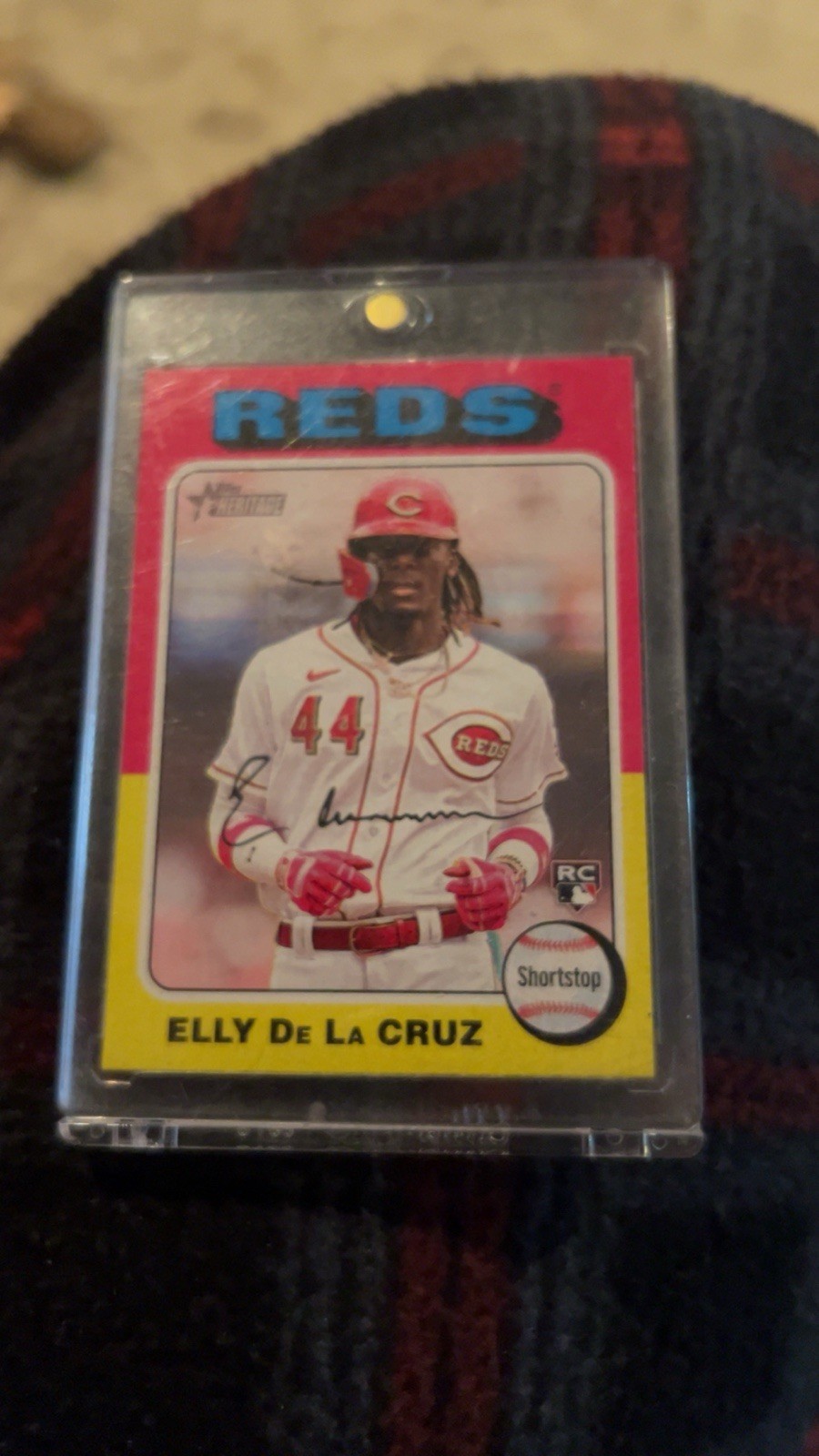 Elly De La Cruz 2023 Topps Heritage Base Rookie Card Base - Trading Card Image