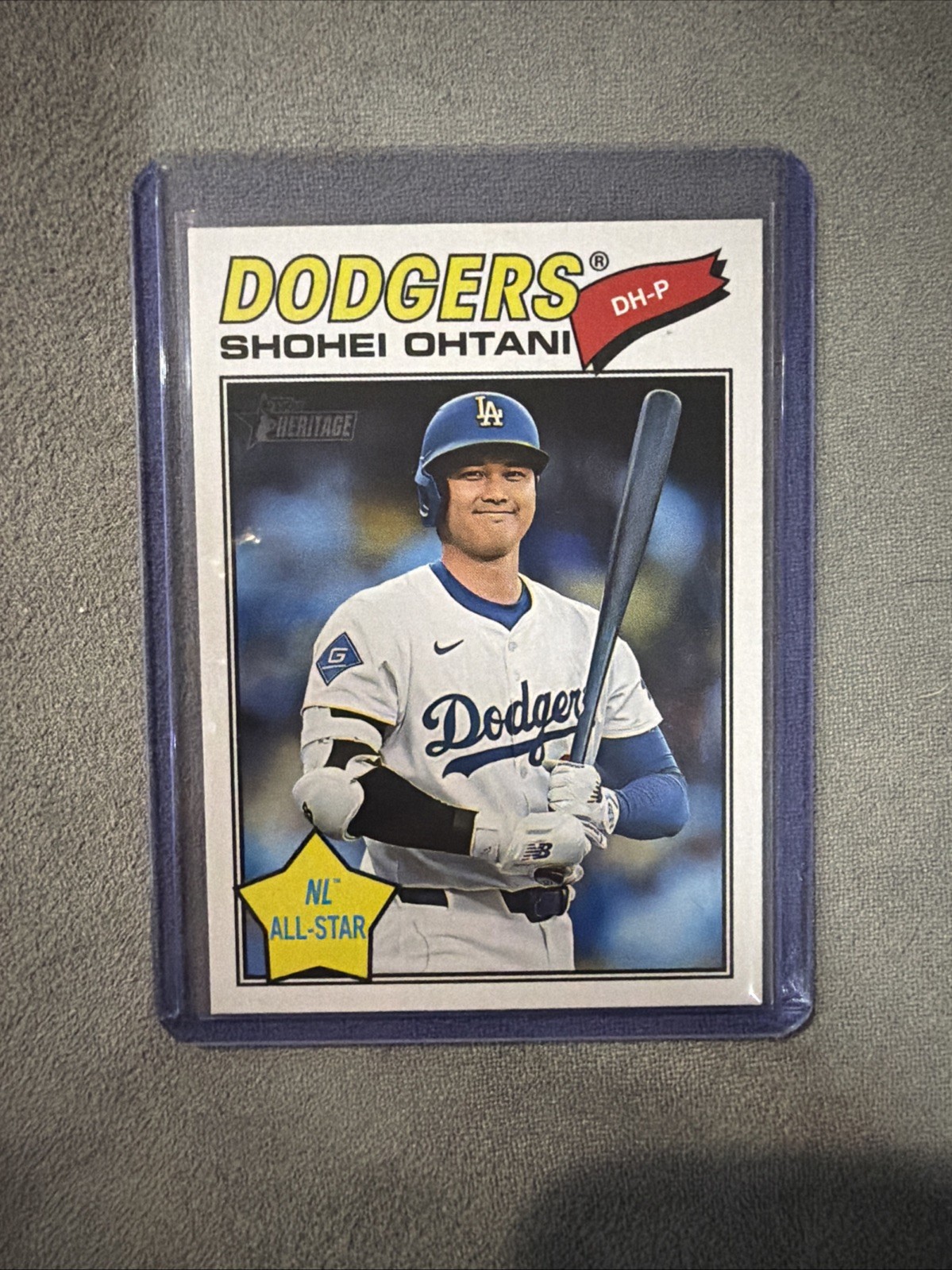 Shohei Ohtani 2024 Topps Heritage #100 NL All-Star Base - Trading Card Image