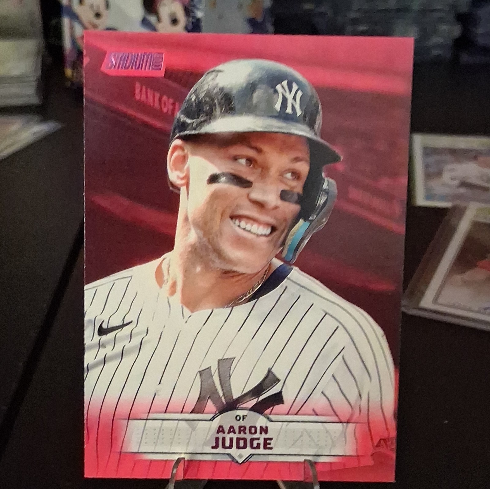 Aaron Judge Topps Stadium Club Red Foil Red Foil - Trading Card Image