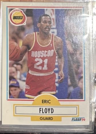 Eric Floyd 1990 Fleer #100 Base - Trading Card Image