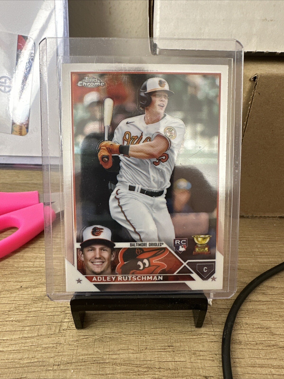 Adley Rutschman 2022 Topps Chrome Base Rookie Card Base - Trading Card Image
