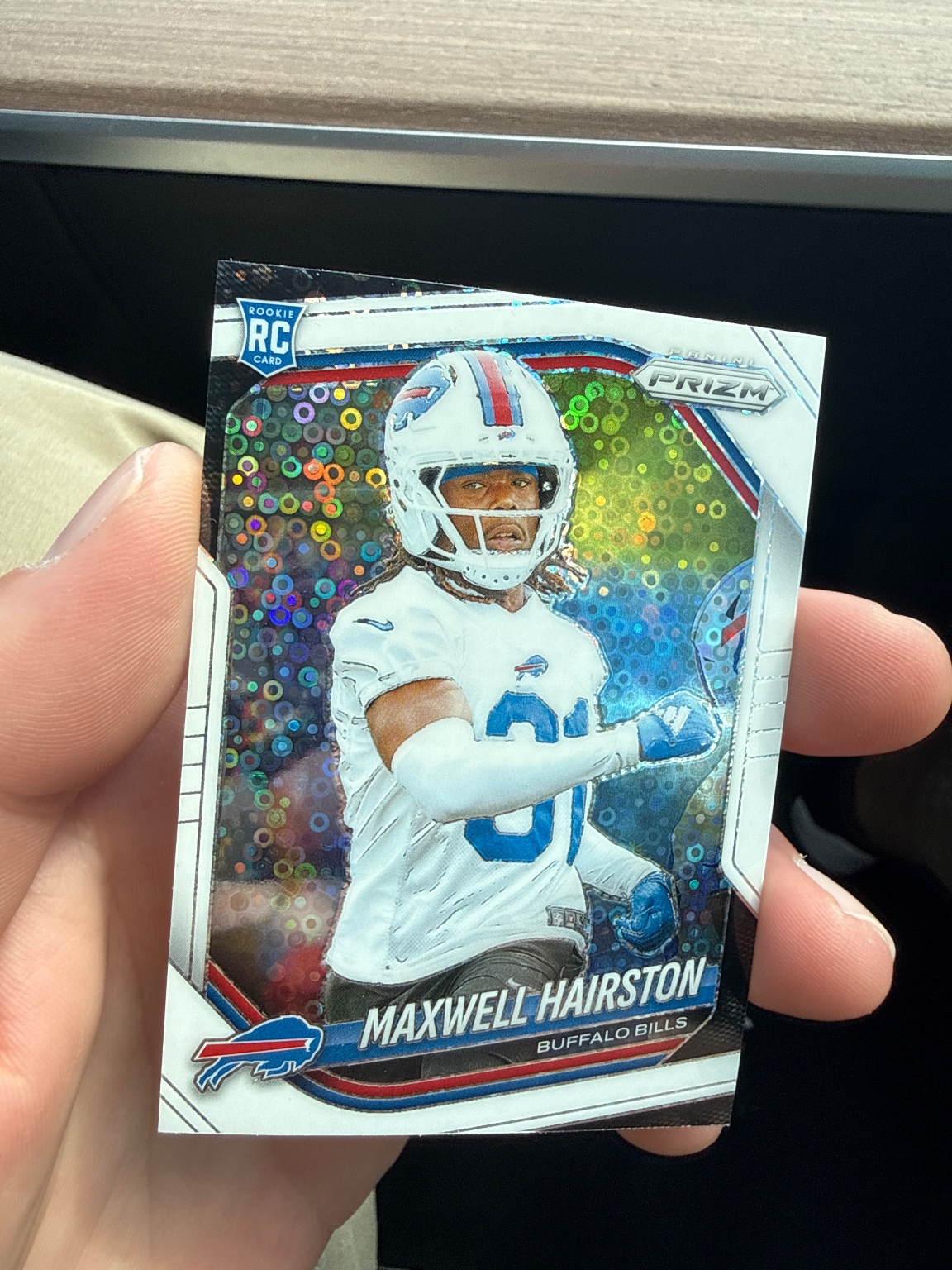 Maxwell Hairston 2025 Panini Prizm Disco Prizm Rookie Card Disco Prizm - Trading Card Image