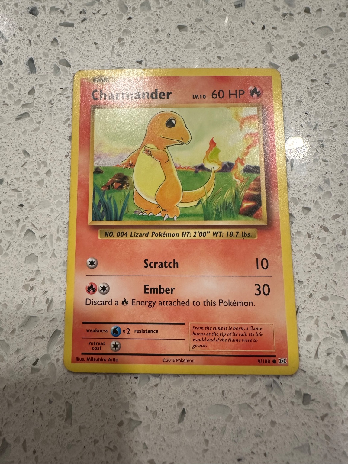 Charmander Base - Trading Card Image