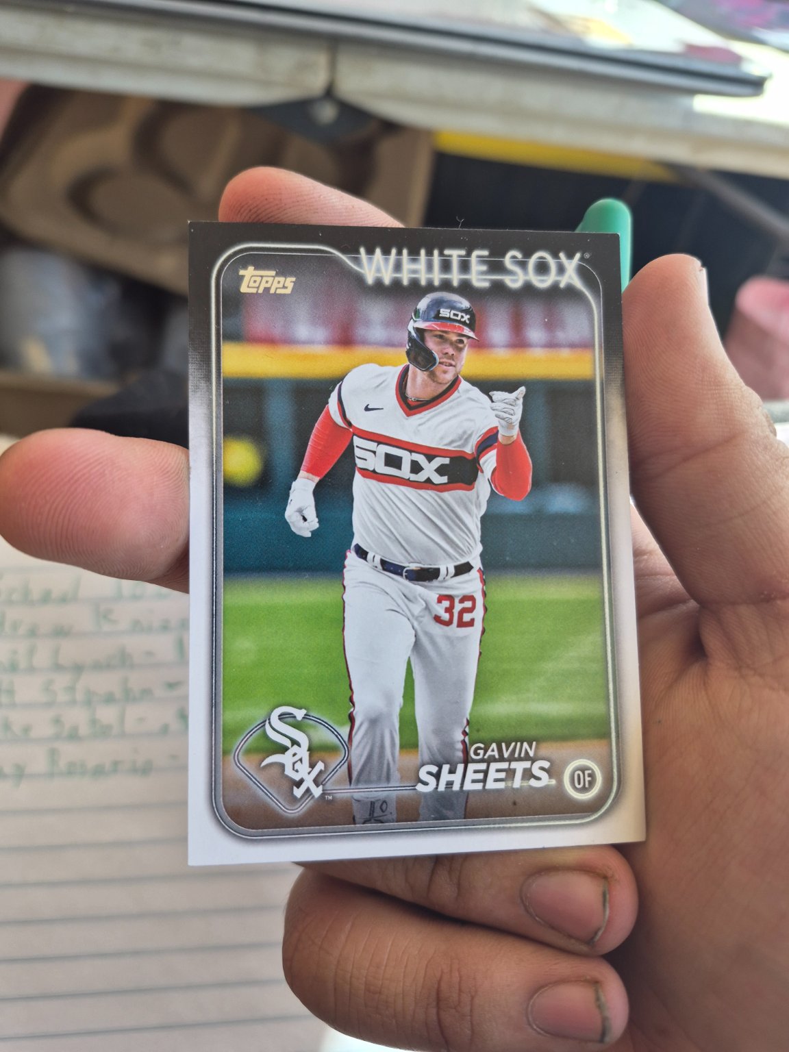 Gavin Sheets - Chicago White Sox Base - Trading Card Image
