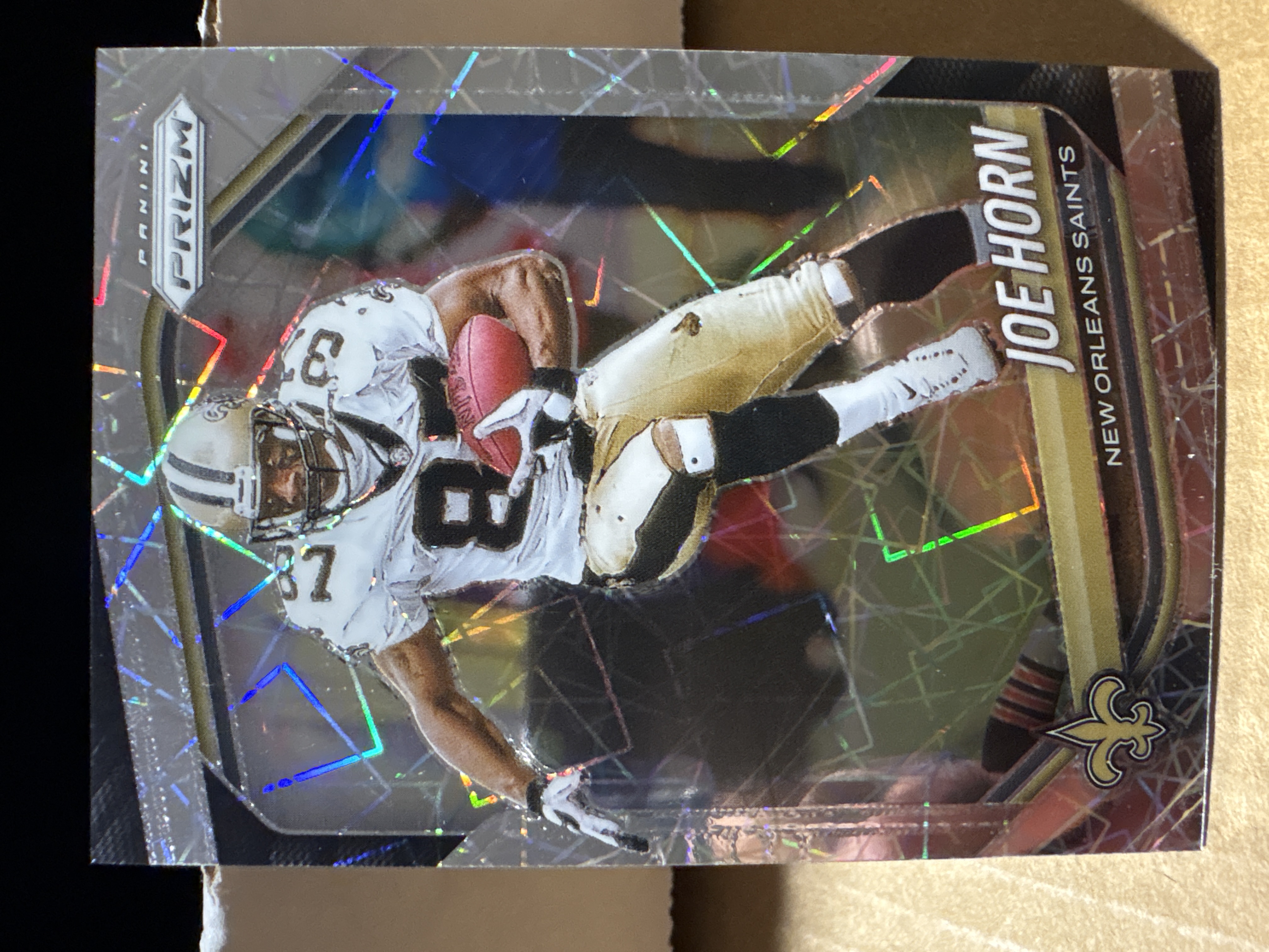 Joe Horn Prizm Silver Silver Prizm - Trading Card Image