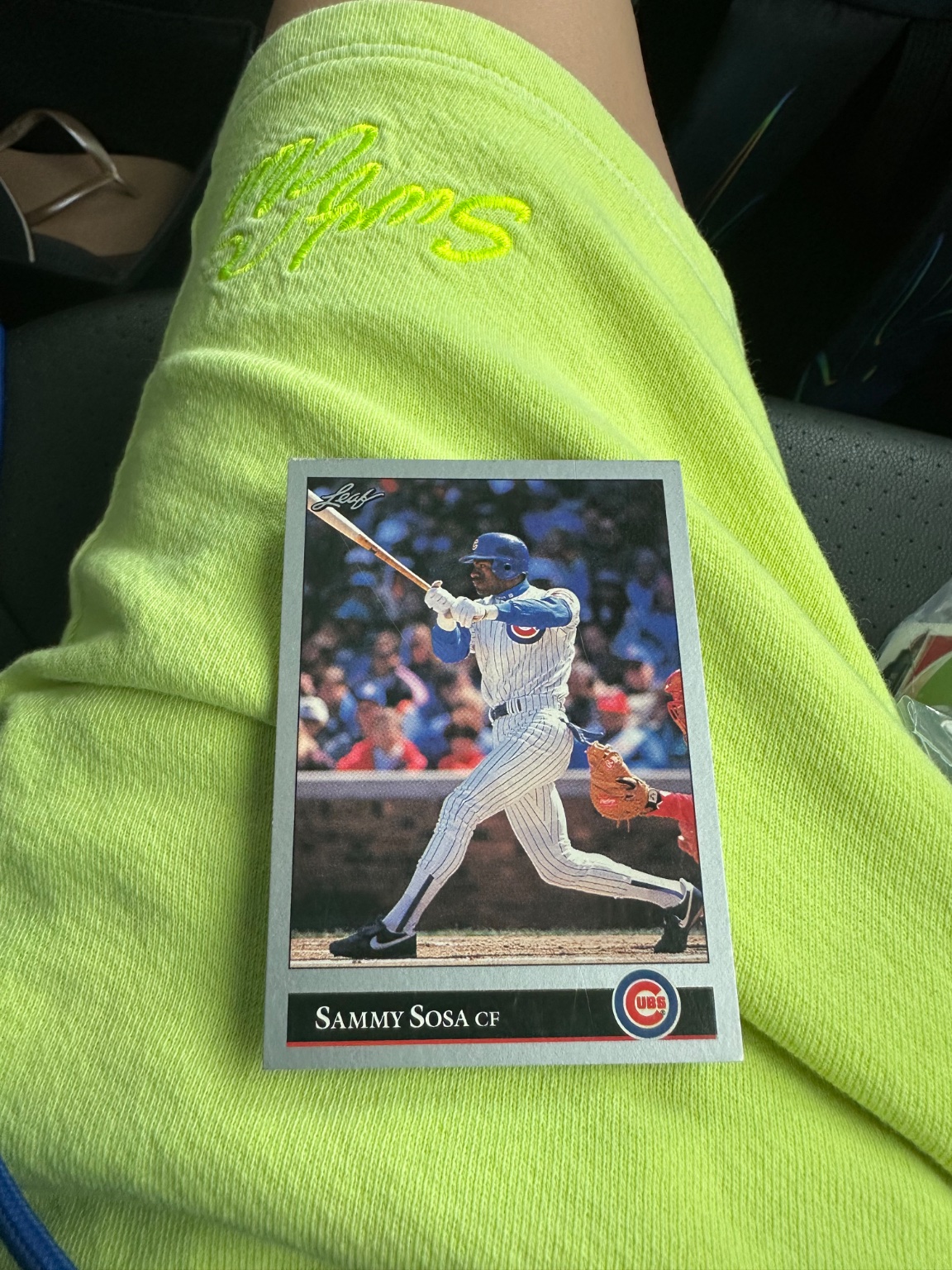 Sammy Sosa Base - Trading Card Image