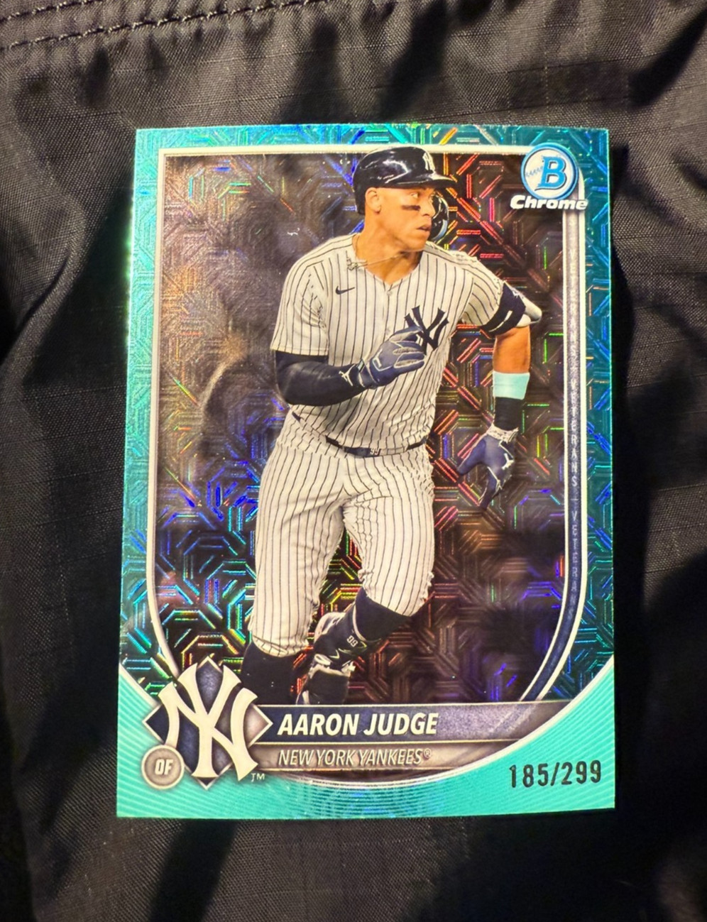 Aaron Judge - Aqua Lava Refractor Aqua Lava Refractor - Trading Card Image