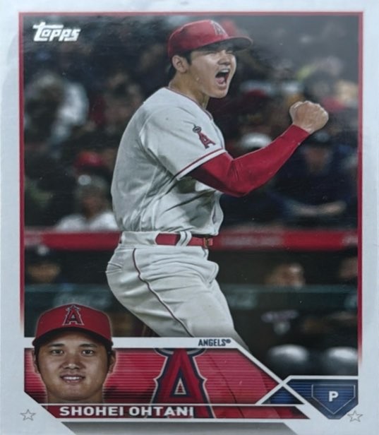 Shohei Ohtani Base Card Base - Trading Card Image