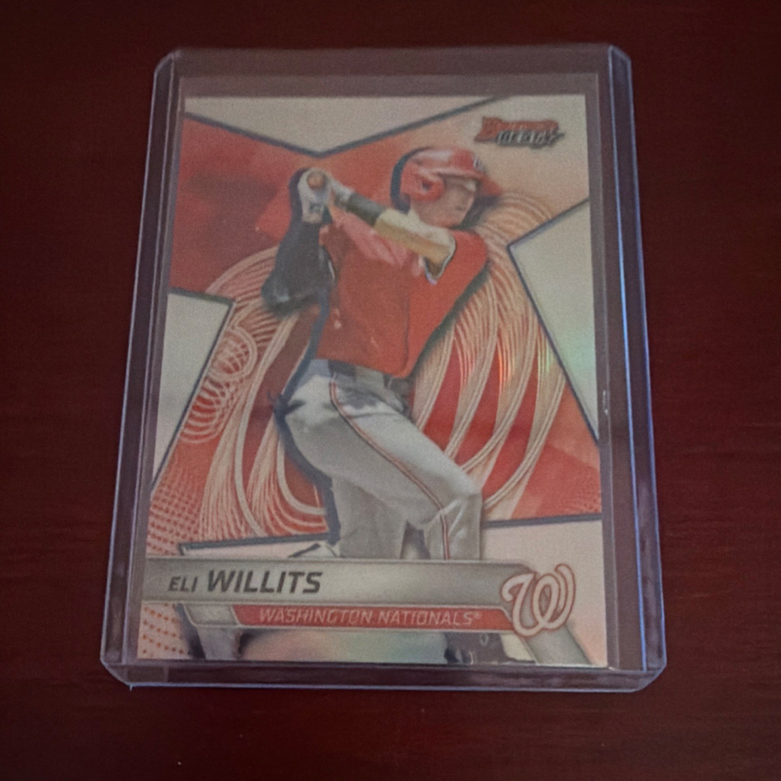 Eli Willits - Bowman Best Refractor Refractor - Trading Card Image