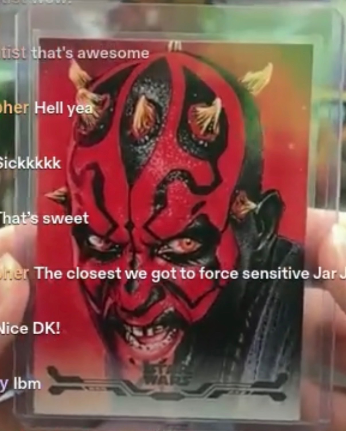 Darth Maul Base - Trading Card Image