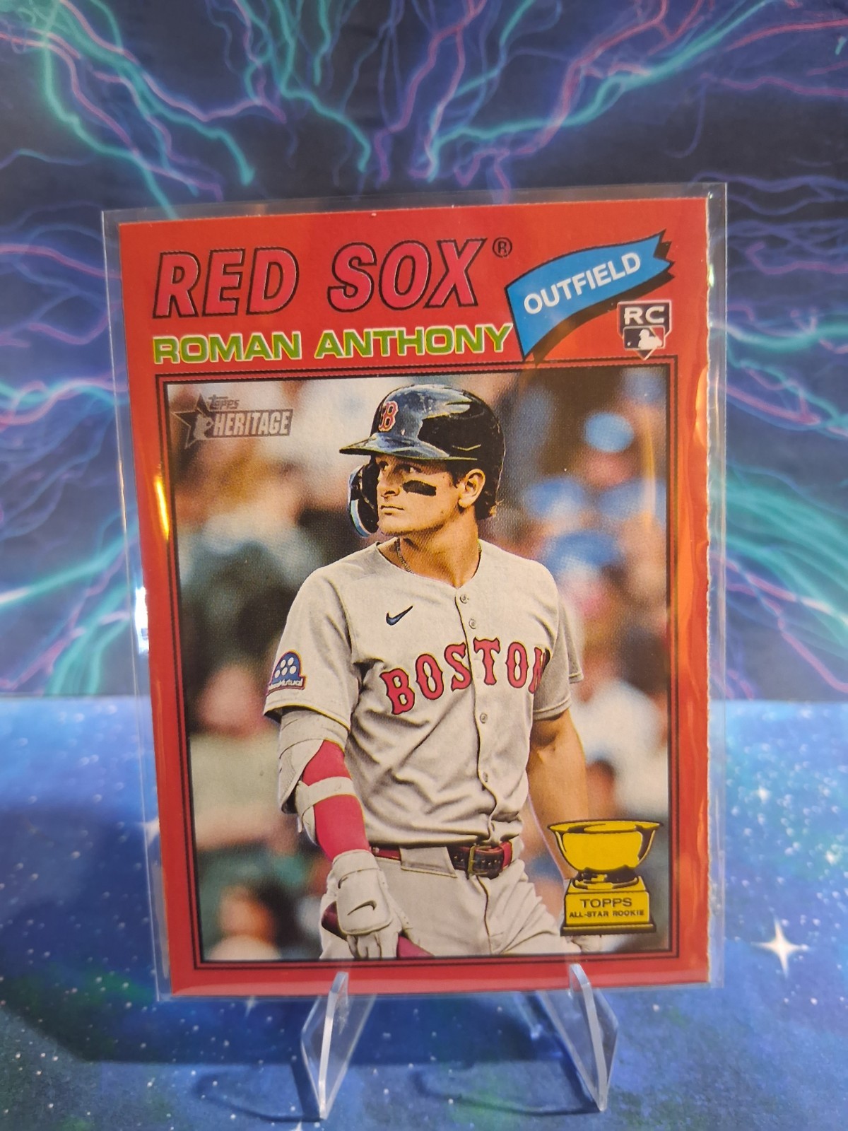 Roman Anthony 2026 Topps Heritage Red Sox Rookie Card Base - Trading Card Image