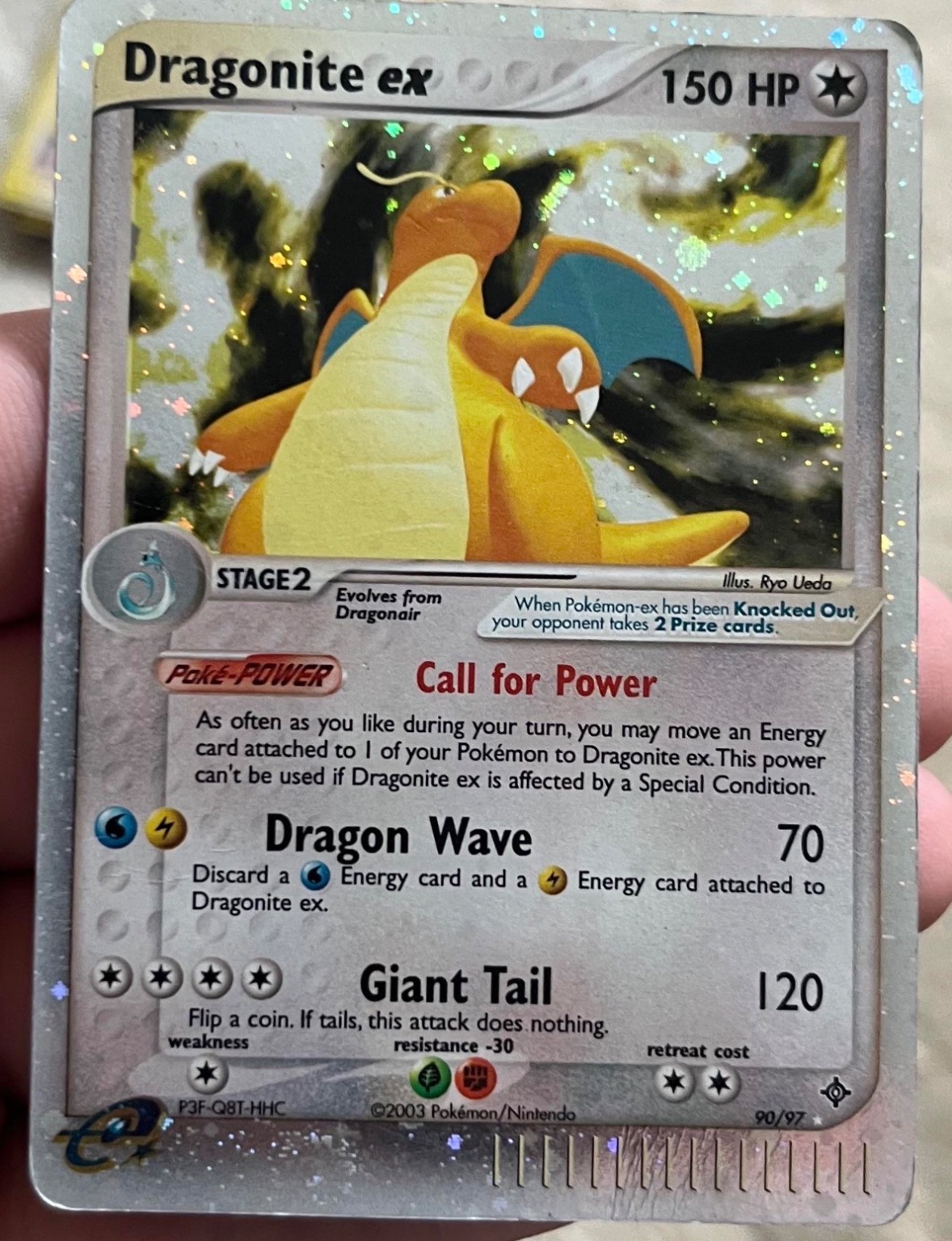 Dragonite ex Holo Rare ex - Trading Card Image