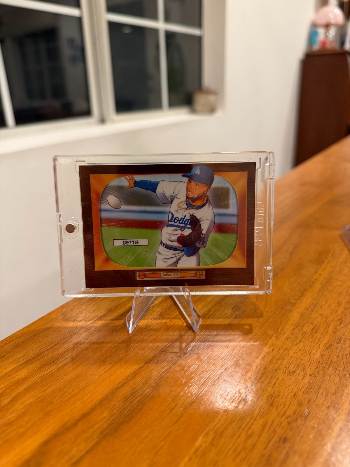 Mookie Betts Color TV Insert Color TV Insert - Trading Card Image