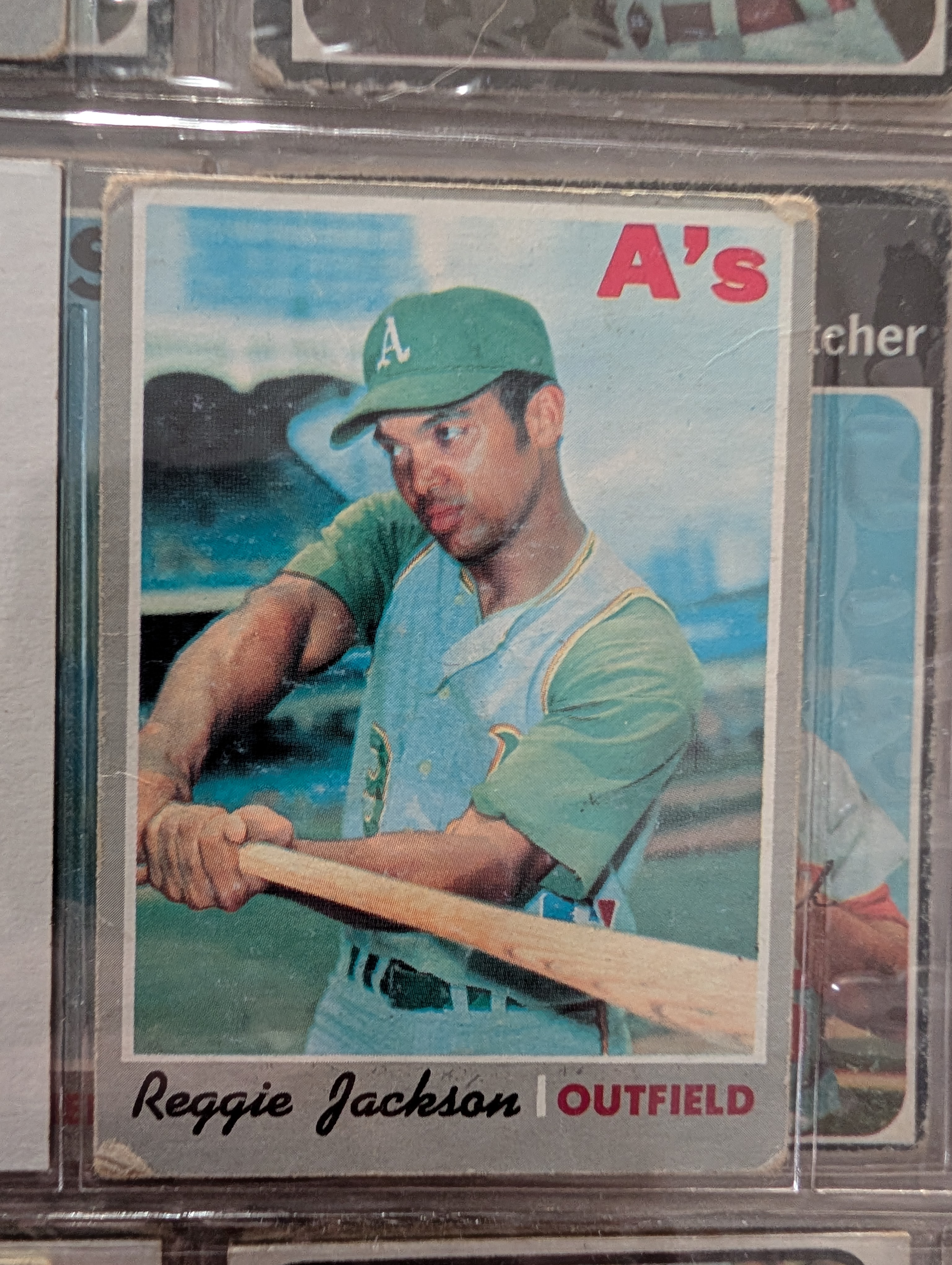 Reggie Jackson Rookie Card Base - Trading Card Image