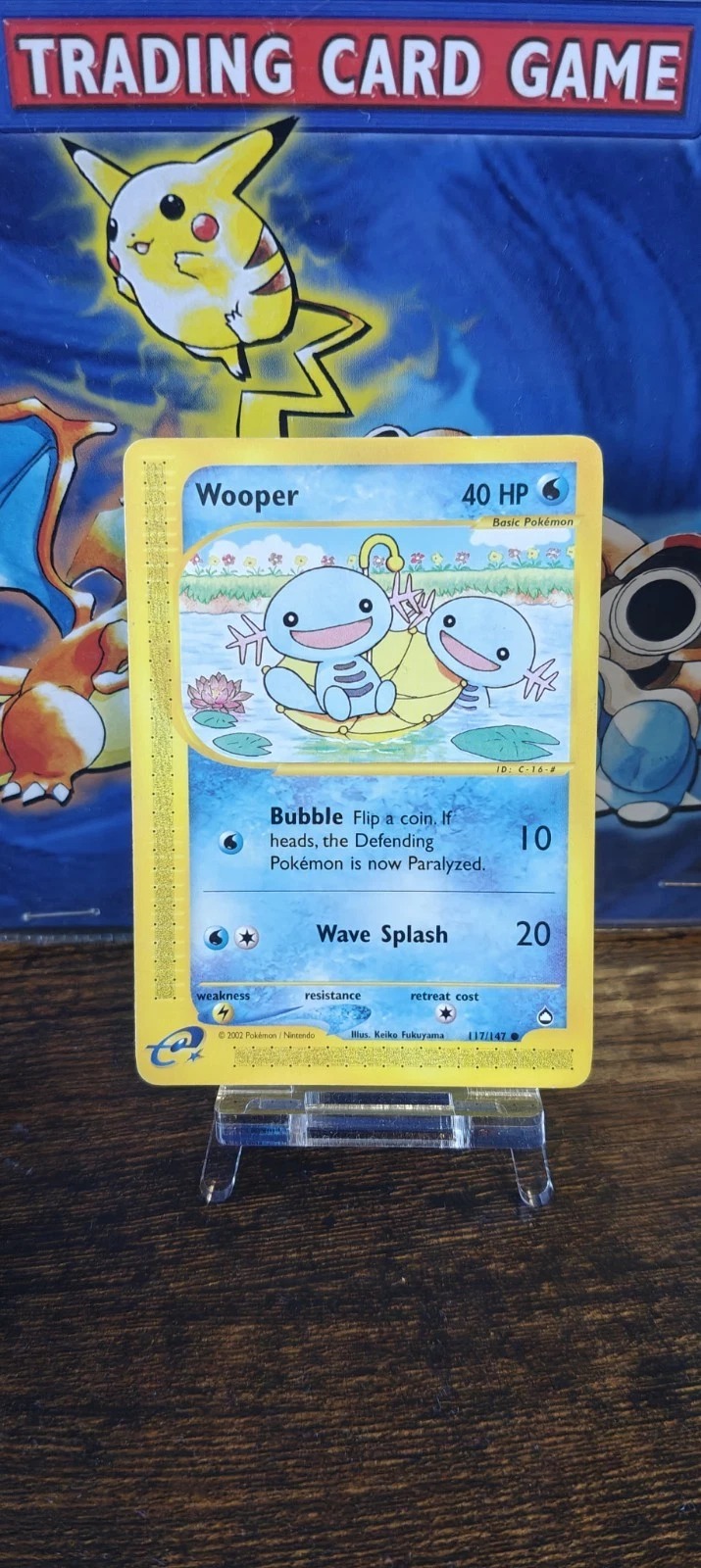 Wooper Base - Trading Card Image