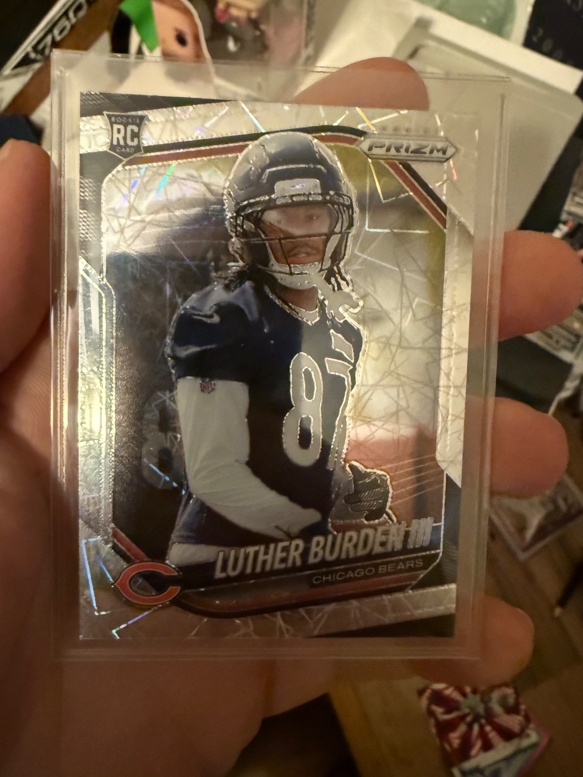 Luther Burden III 2025 Panini Prizm Football Lazer Prizm Lazer Prizm - Trading Card Image